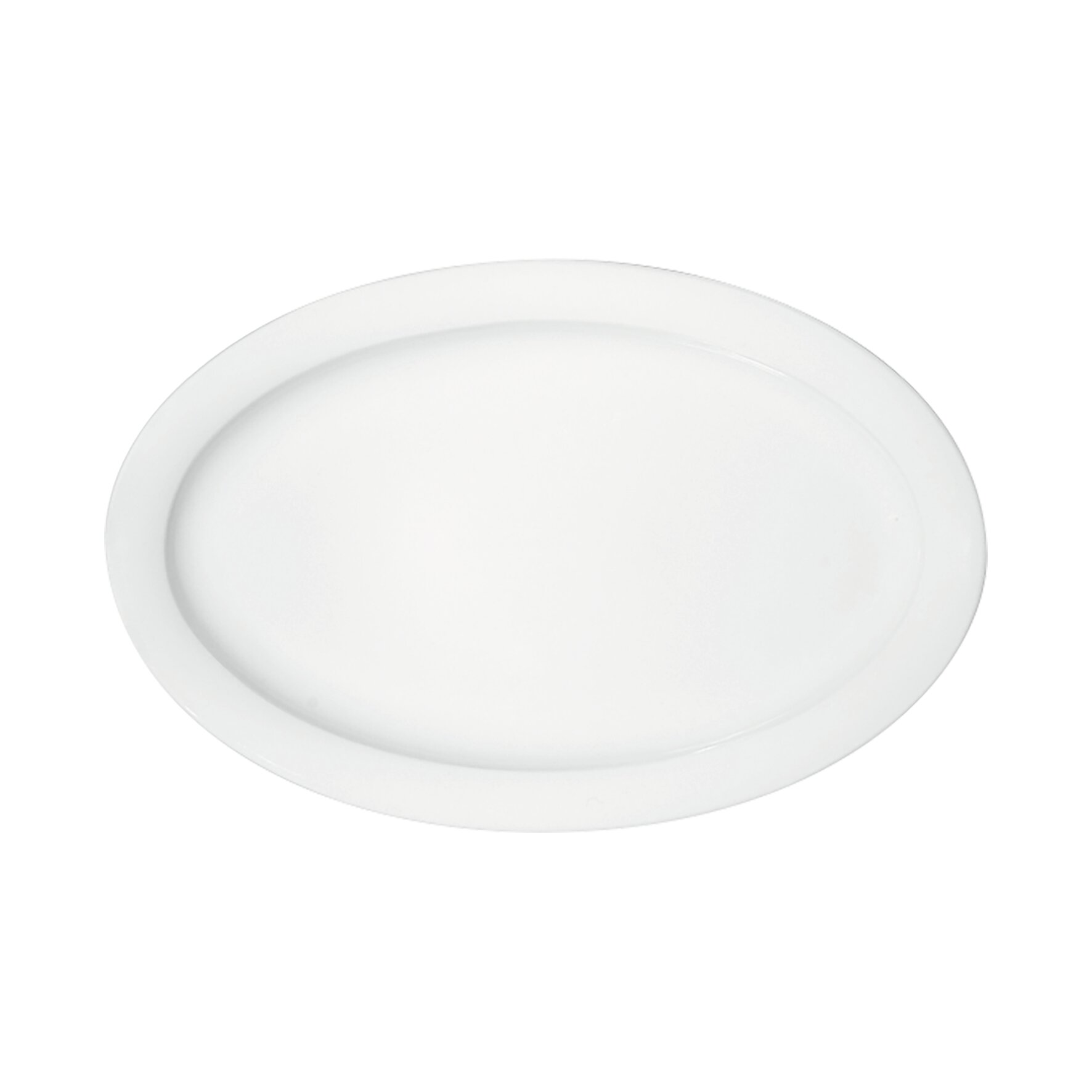 Dimension, Platte oval mit Fahne 289 x 187 mm