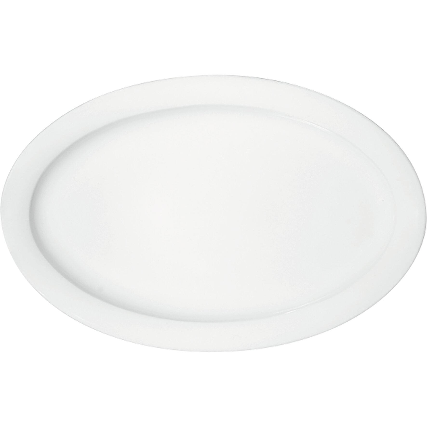 Dimension, Platte oval mit Fahne 356 x 237 mm