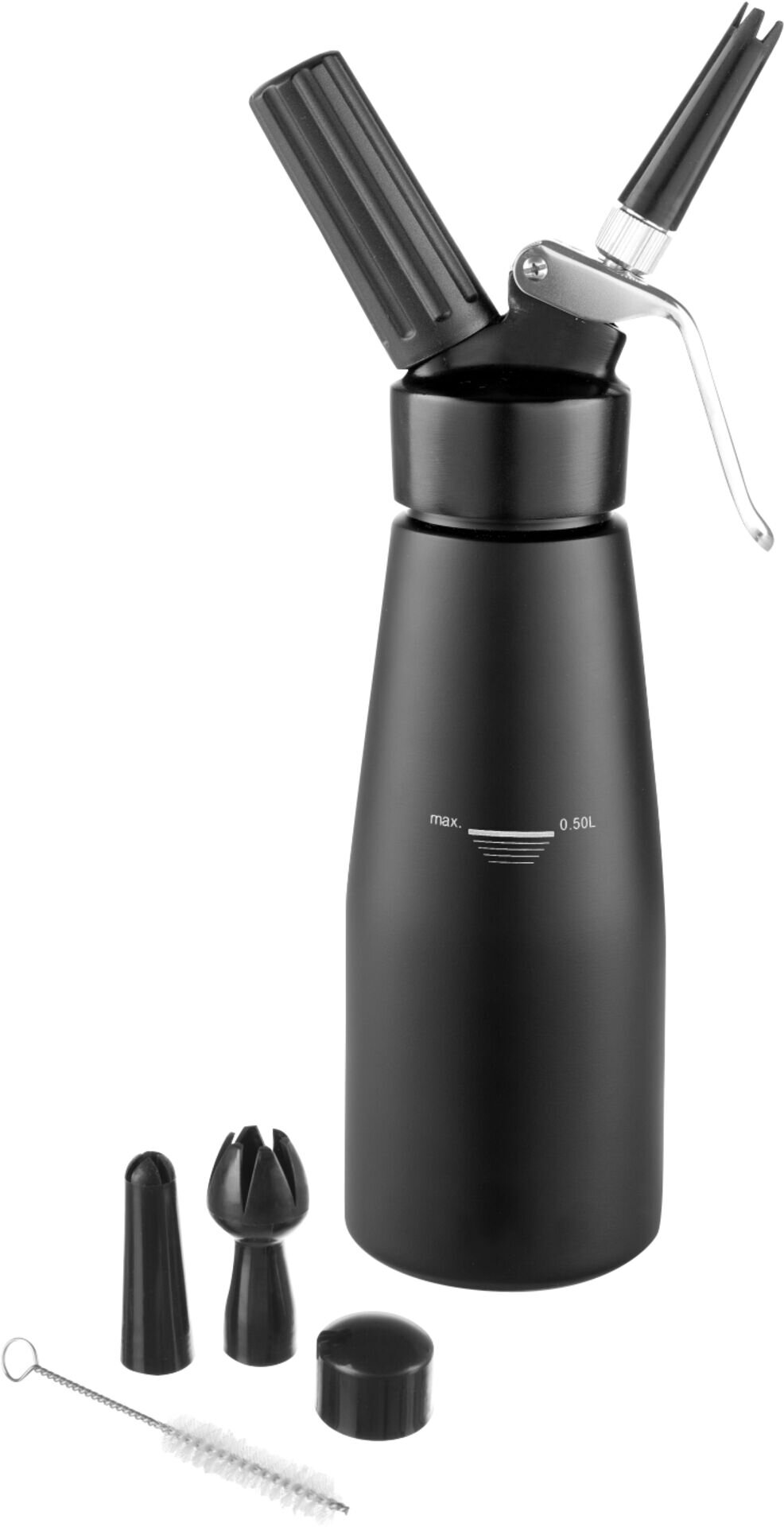 Sahnespender "Kitchen Line" schwarz 0,5 L
