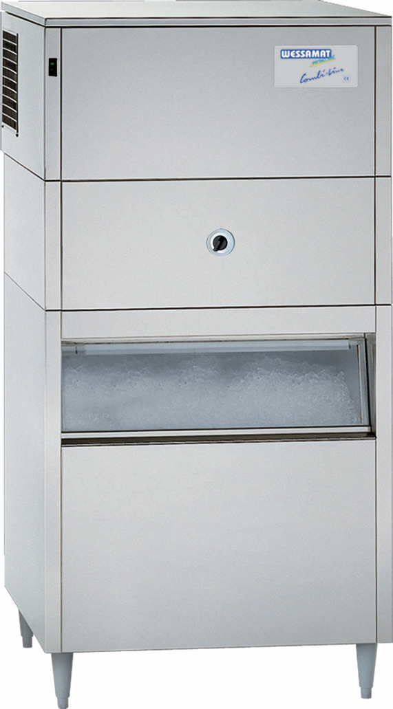 Eiswürfelbereiter W 120 ECL / 126 kg/24 h / 130,00 kg Vorrat / Luftkühlung