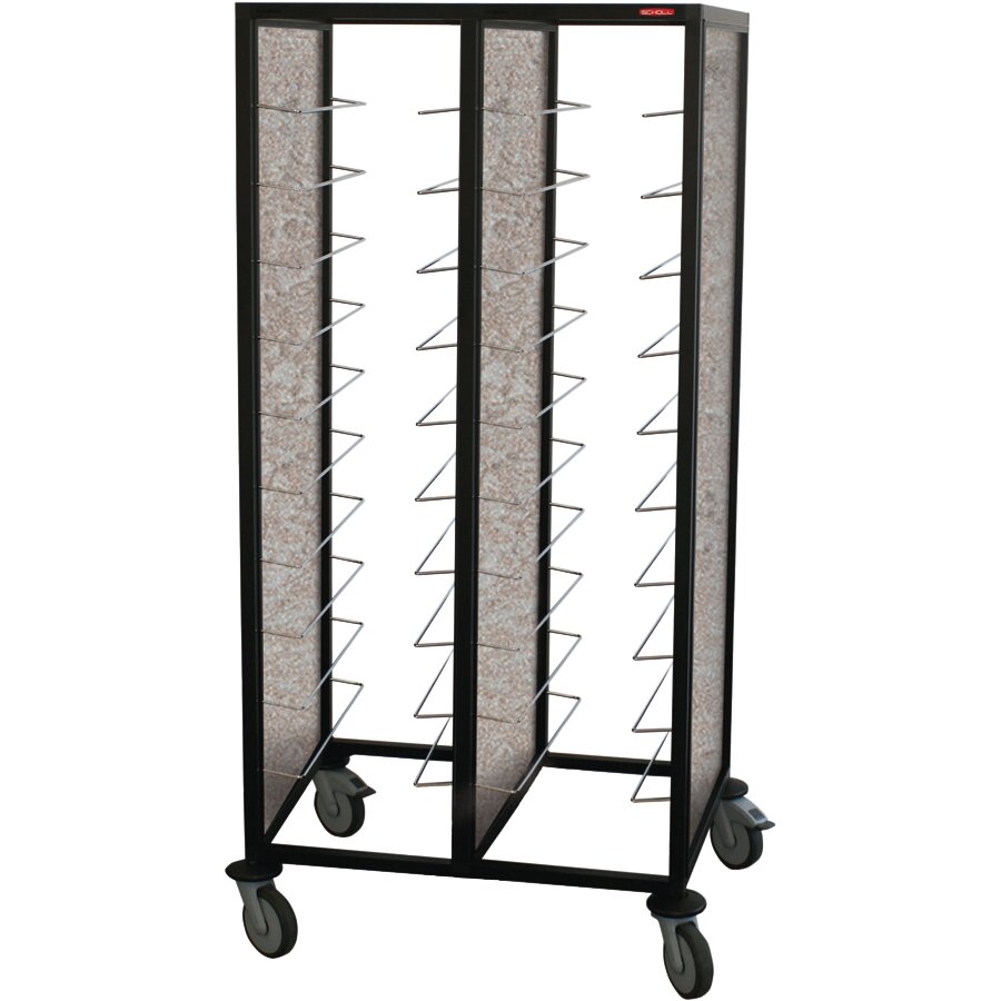 Tablettwagen 20 x GN 1/1 RTW206 schwarz