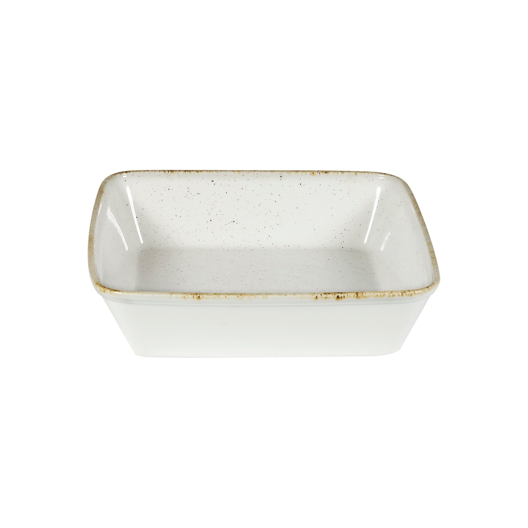 Stonecast, Auflaufform quadratisch 250 mm / 2,00 l Barley White