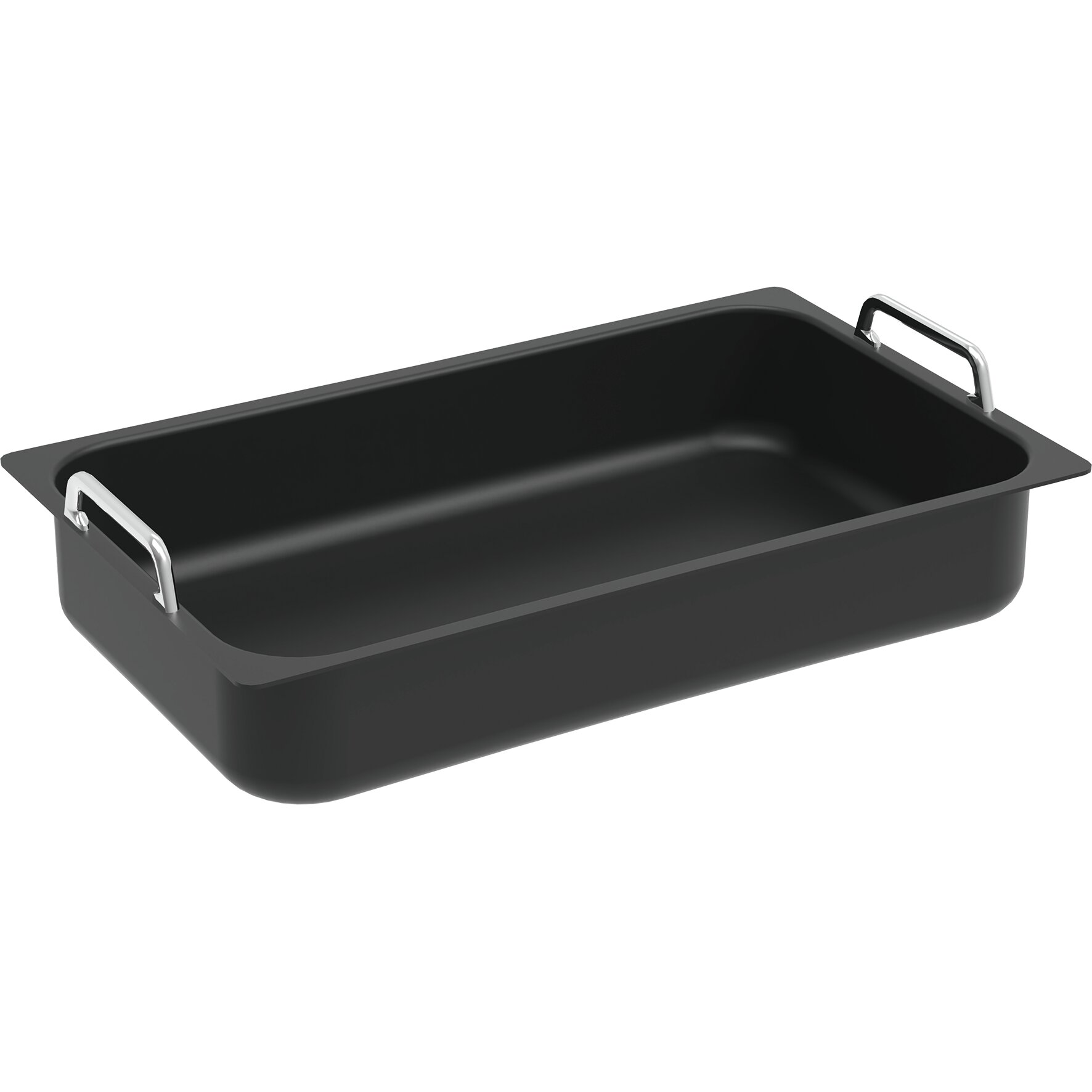 GN-Kochtopf GN 1/1 10,00 l / 100 mm tief mit Griffen + beschichtet
