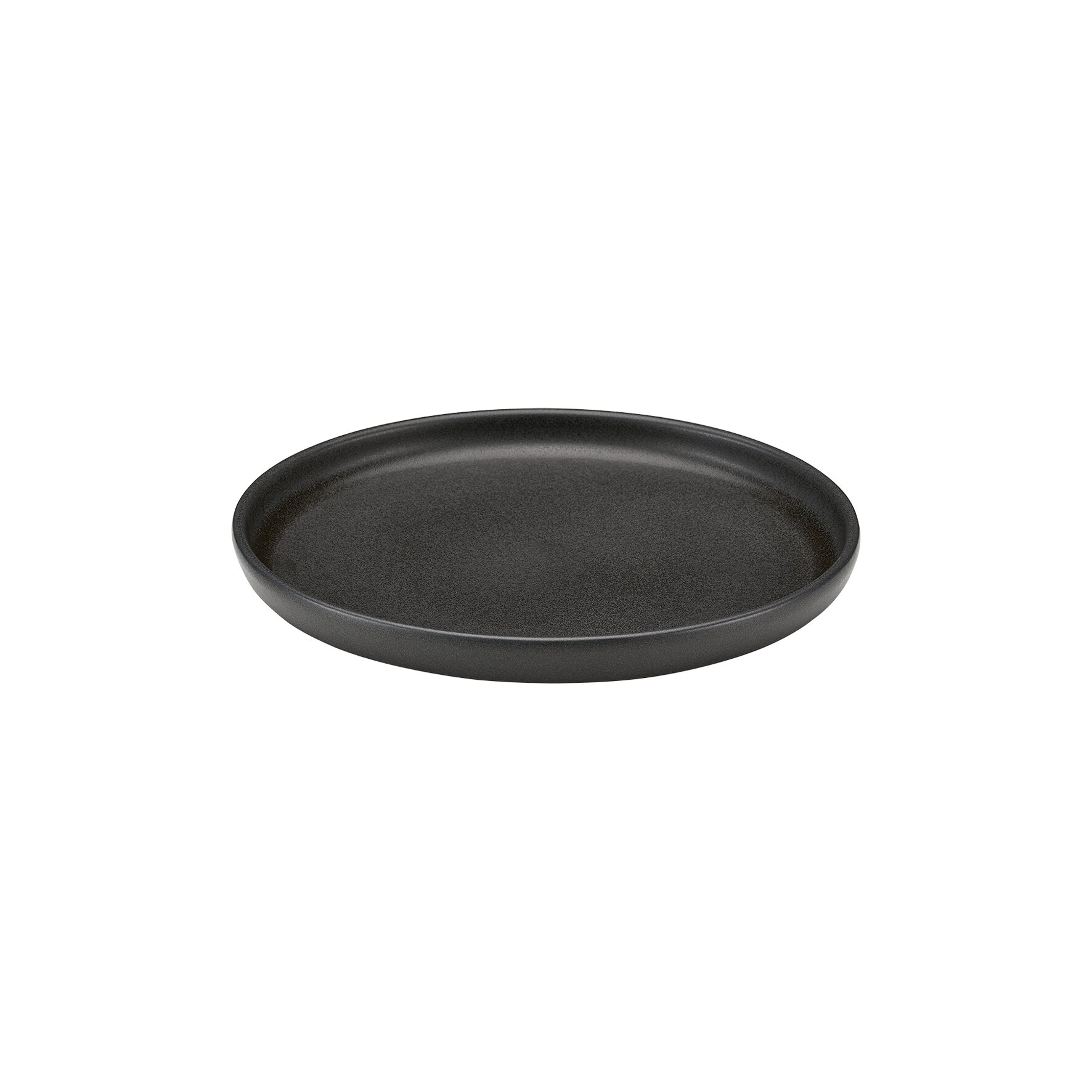Elements, Teller flach ø 220 mm schwarz