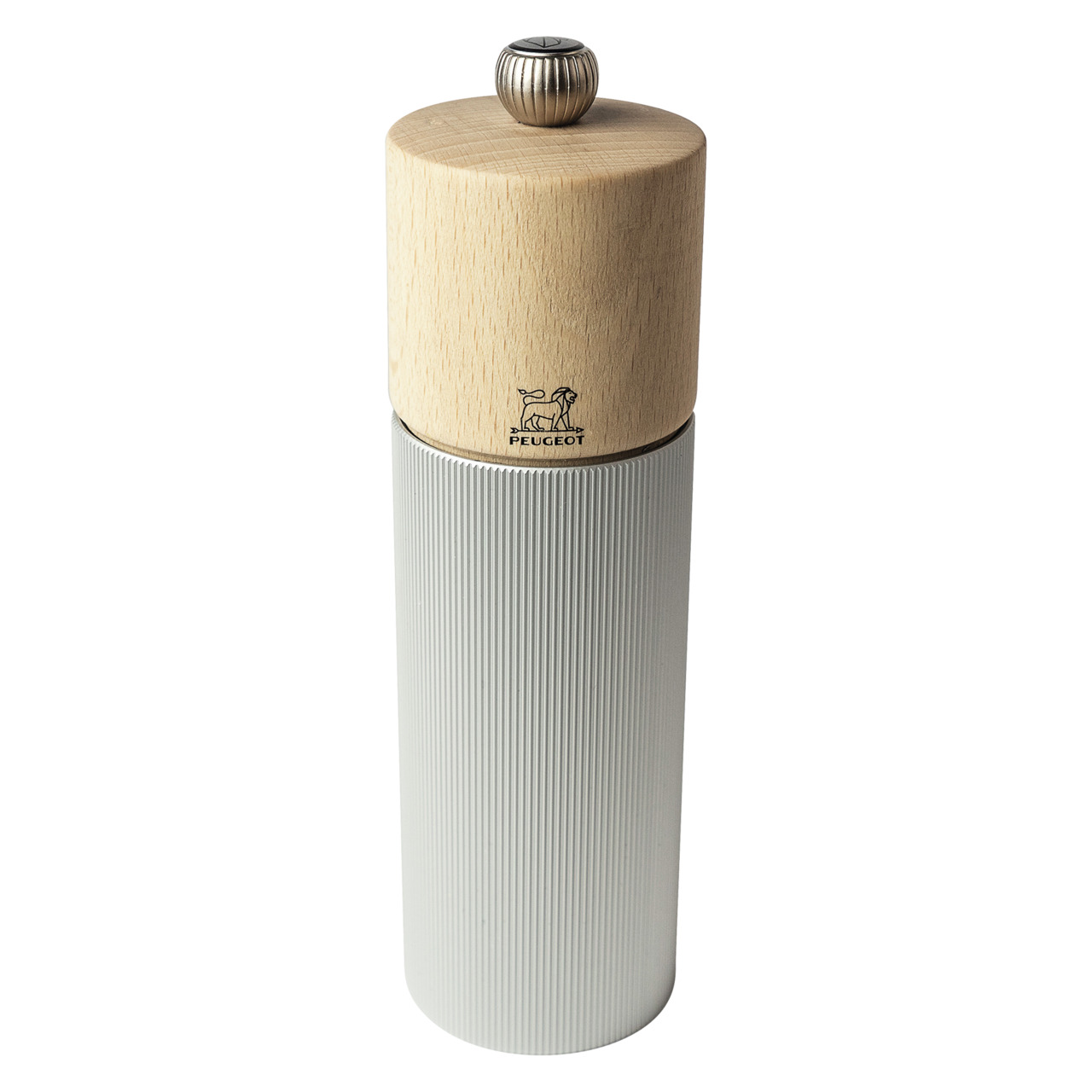 Line, Pfeffermühle 180 mm Aluminium + Buchenholz Natur 