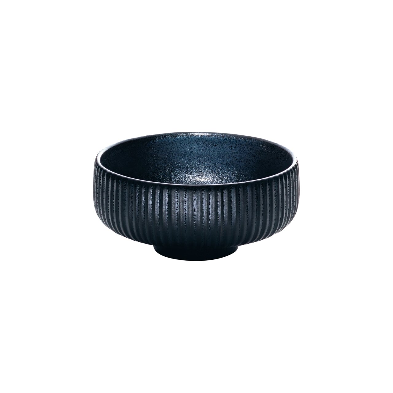 Nara, Bowl rund Relief ø 120 mm / 0,33 l schwarz