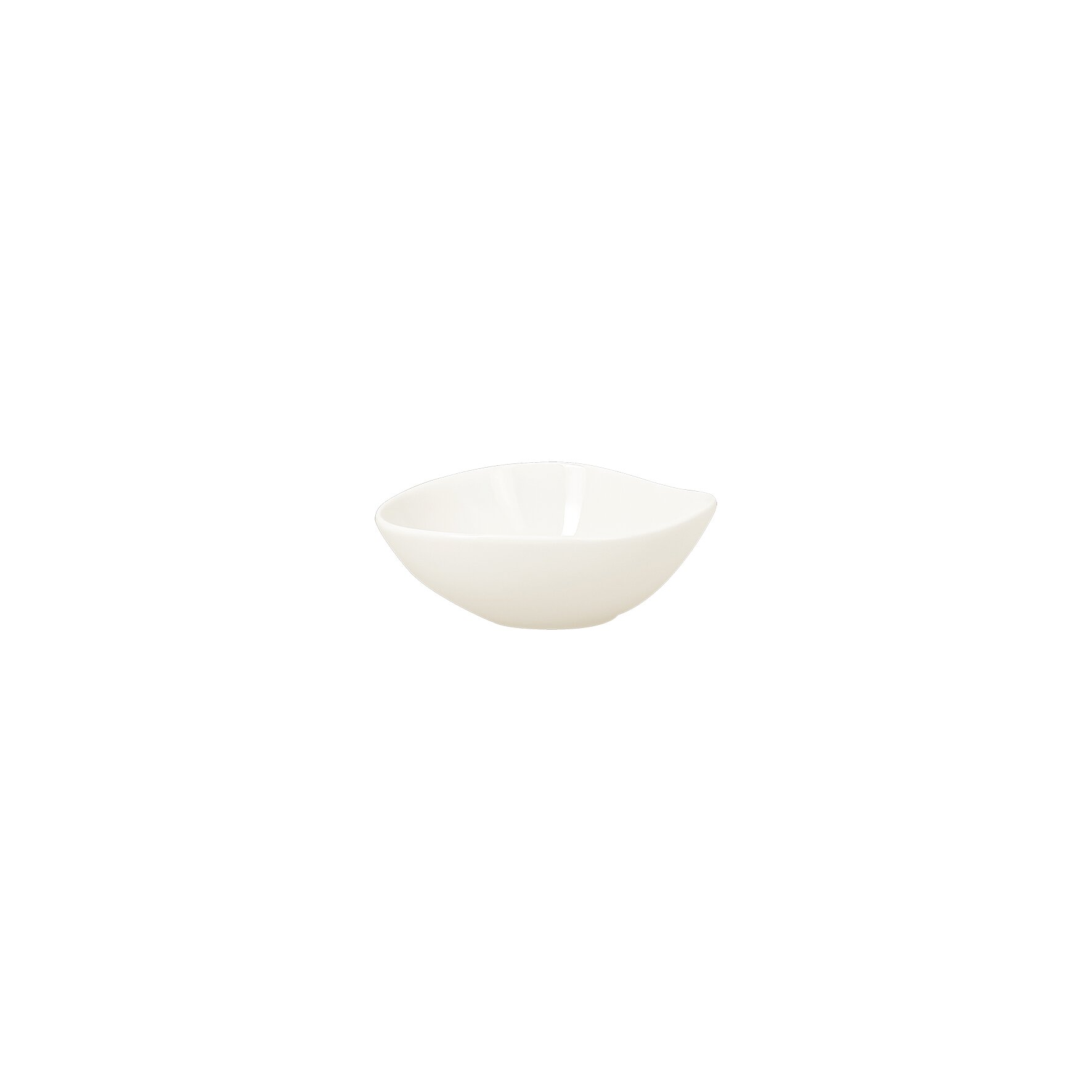 Suggestions Shaped, Salatschale shaped 140 x 110 mm / 0,26 l plain-white