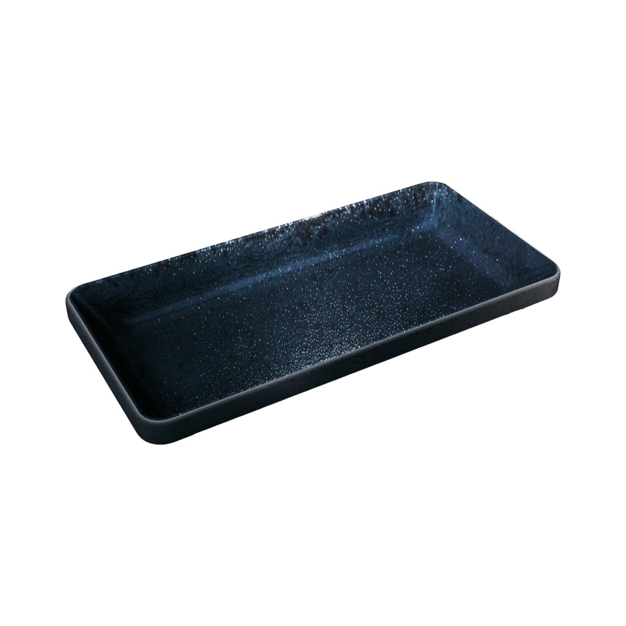 Nara, Schale flach eckig 180 x 90 mm / 0,18 l schwarz