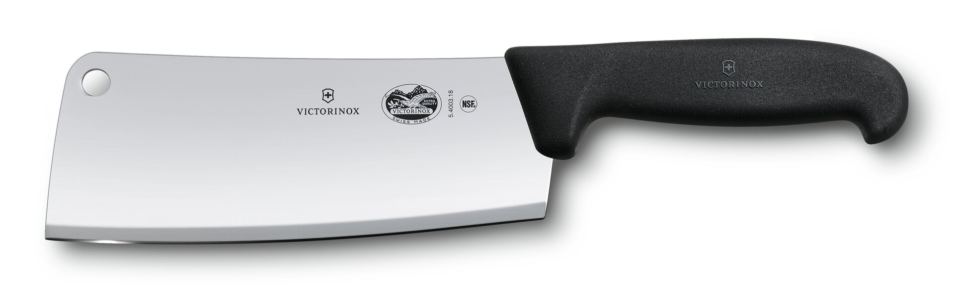Fibrox, Küchenhaubeil 180 mm schwarz