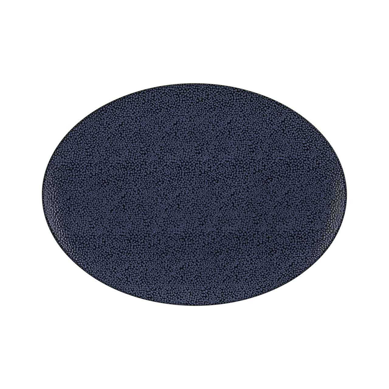 Pearls, Coupplatte oval 330 x 240 mm dark