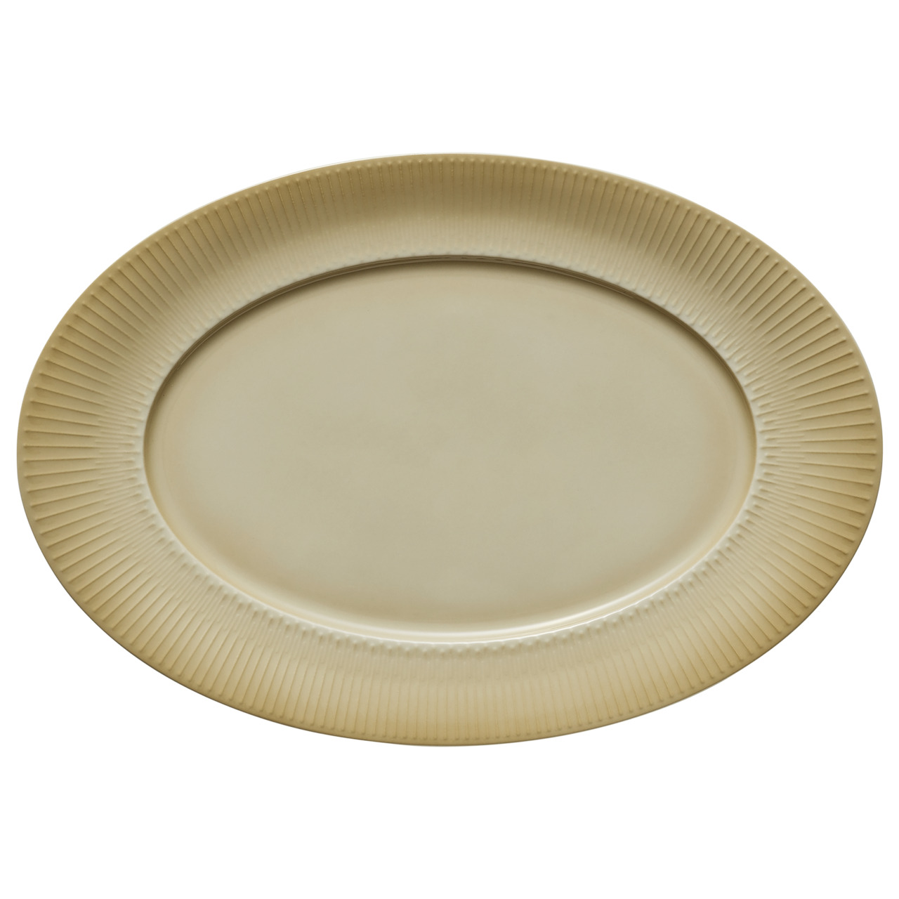 Nature Infused, Platte oval mit Fahne 340 x 233 mm Relief Grounded