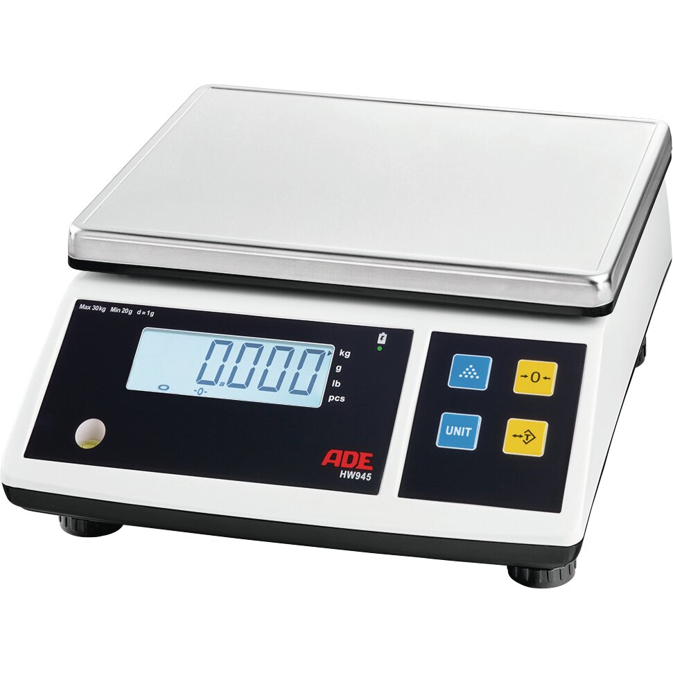 Portionswaage 30,00 kg / Ziffernschritt 1 g / Wiegelfläche 260 x 215 mm