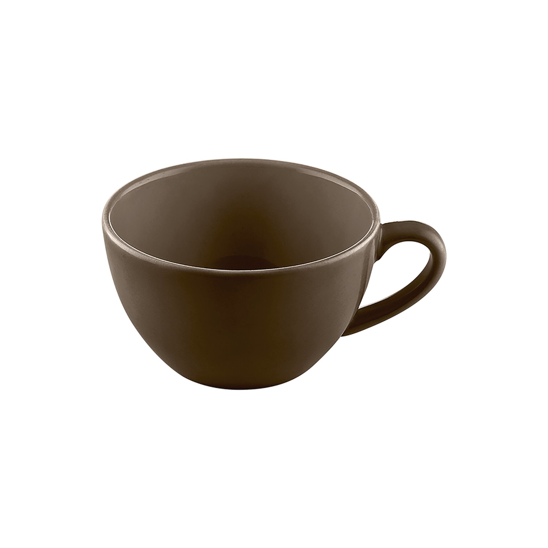 Sandstone, Tasse ø 107 mm / 0,35 l dark brown uni