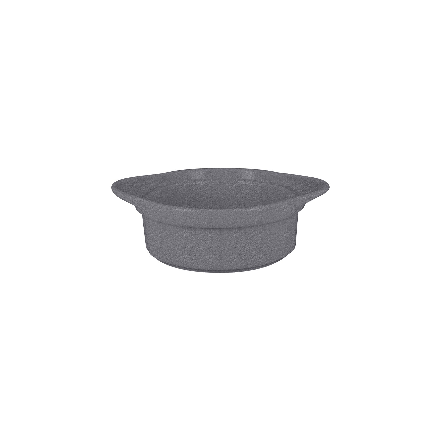 Chef's Fusion, Auflaufform gerillt ø 110 mm / 0,24 l stone