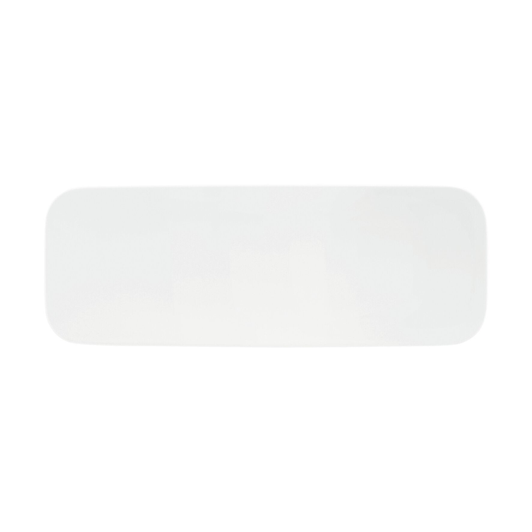 Coup Fine Dining, Coupplatte rechteckig 385 x 142 mm weiß uni