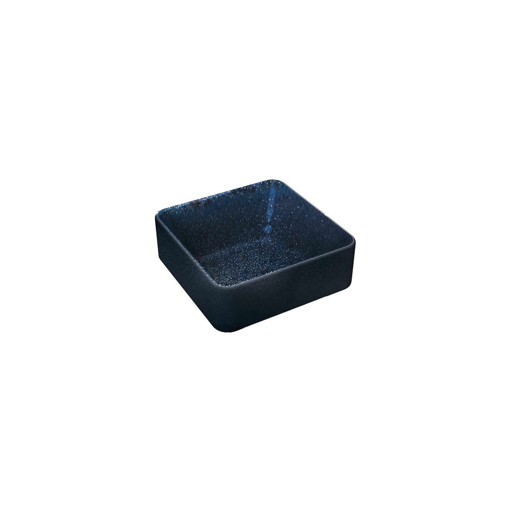 Nara, Schale tief eckig 90 x 90 mm / 0,19 l schwarz