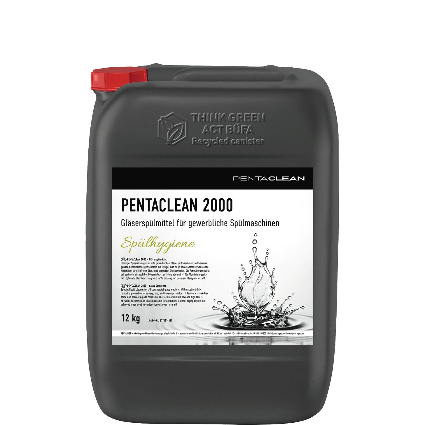 Gläserspülmaschinenreiniger PENTACLEAN 2000 / 12,00 kg