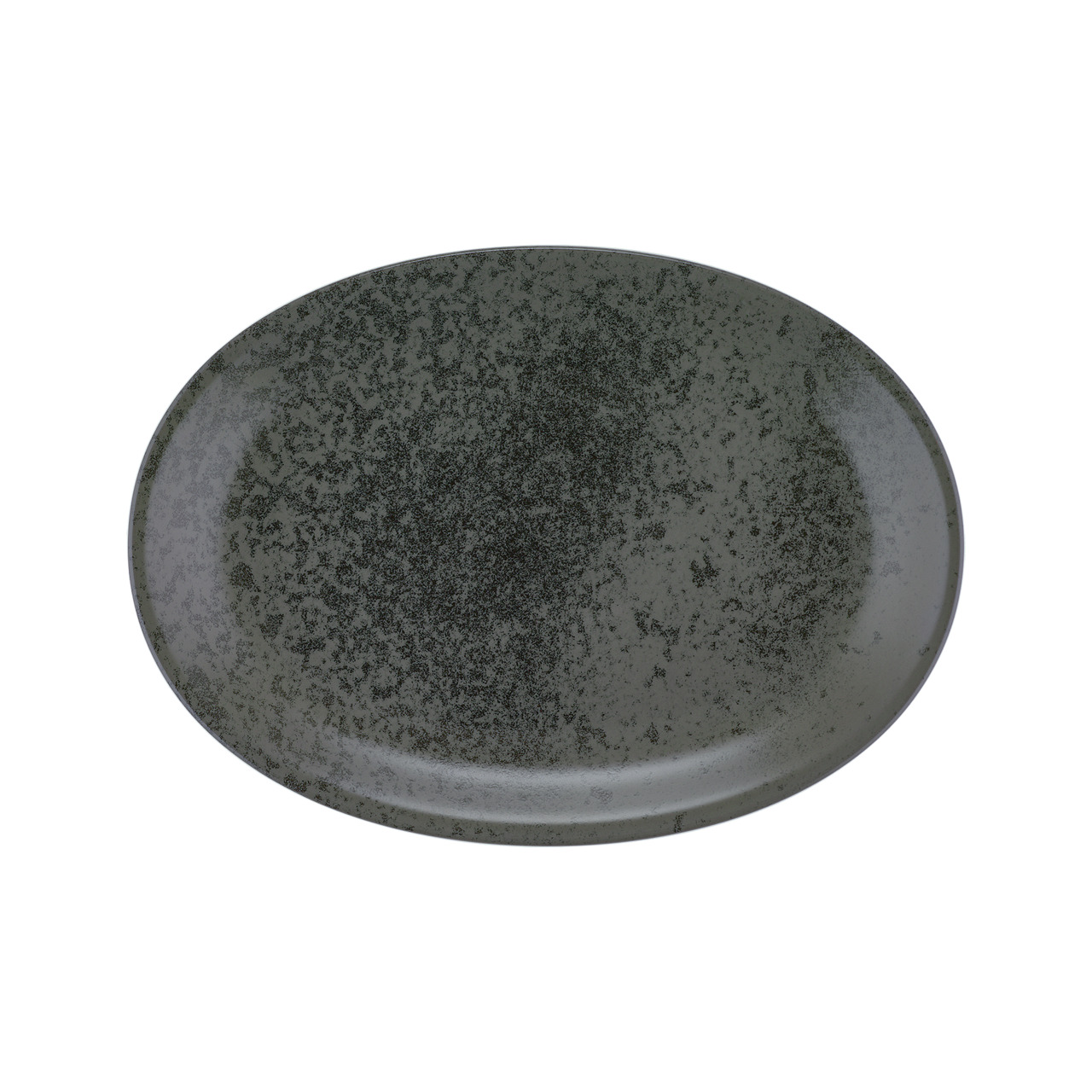 Sandstone, Platte oval 323 x 228 mm black