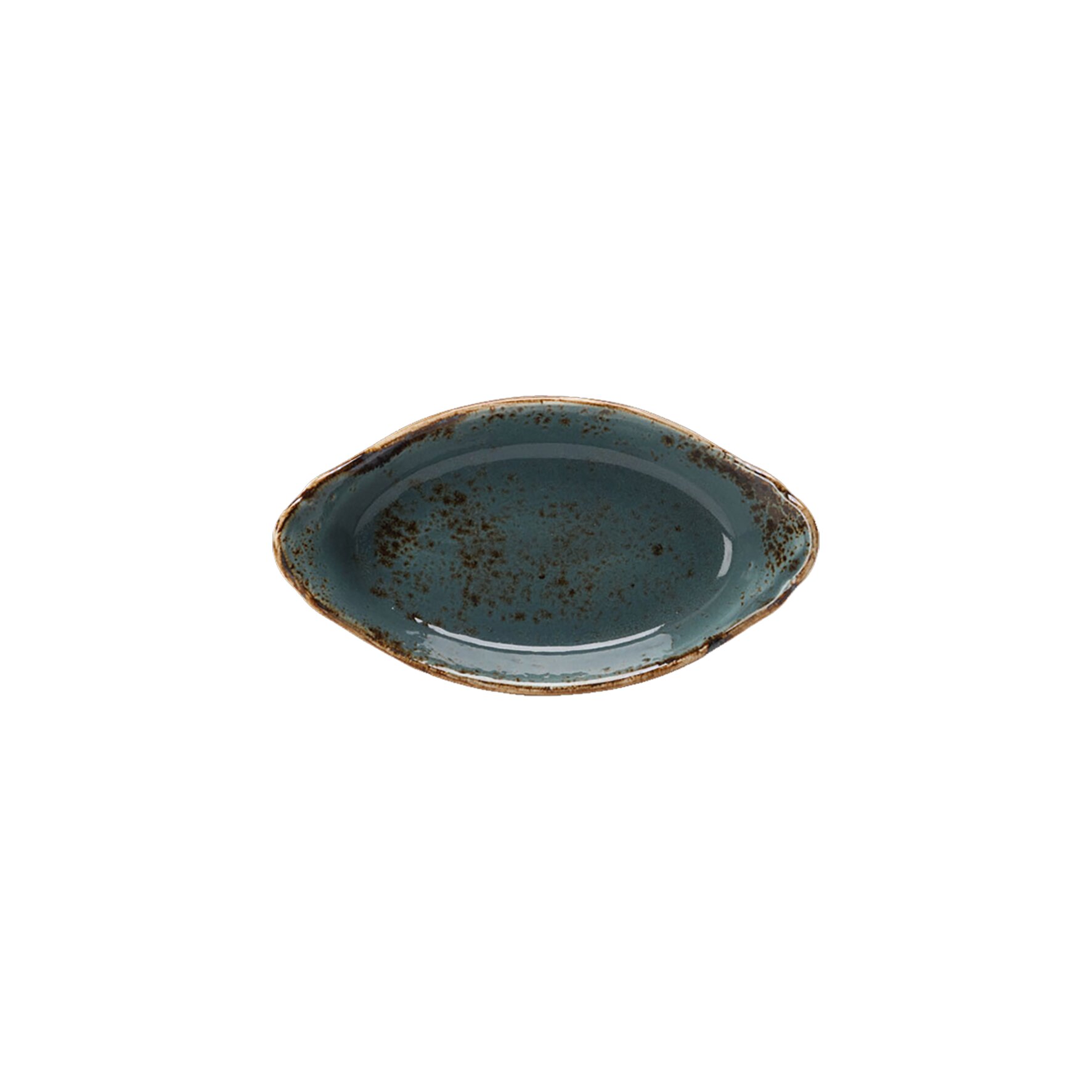 Craft Blue, Form oval mit Griffen 200 x 110 mm / 0,19 l