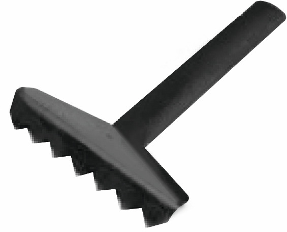 Schaber, für gerillte Grillplatten