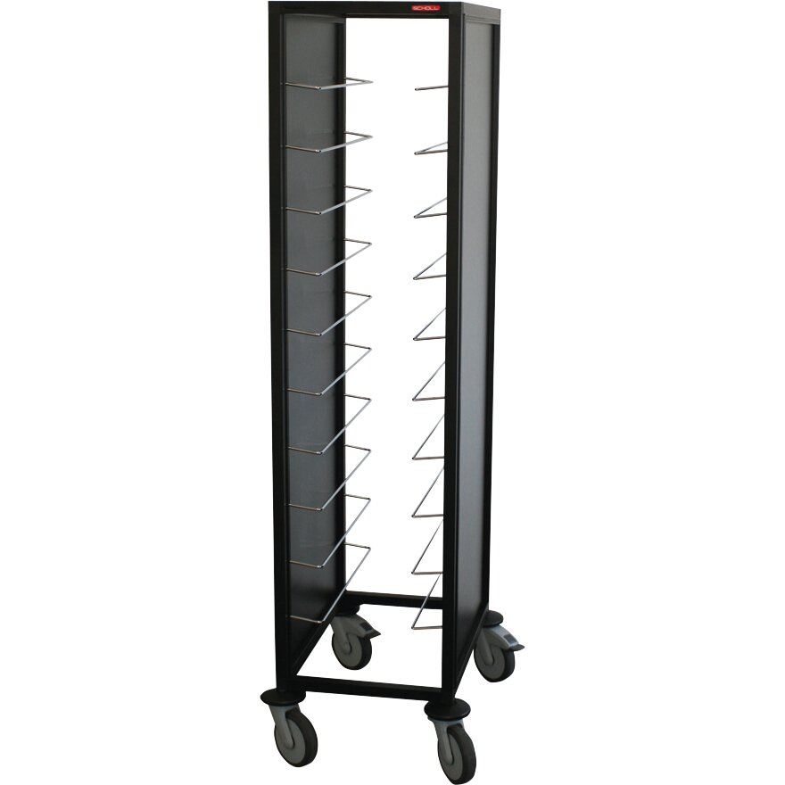 Tablettwagen 10 x GN 1/1 RTW106 schwarz