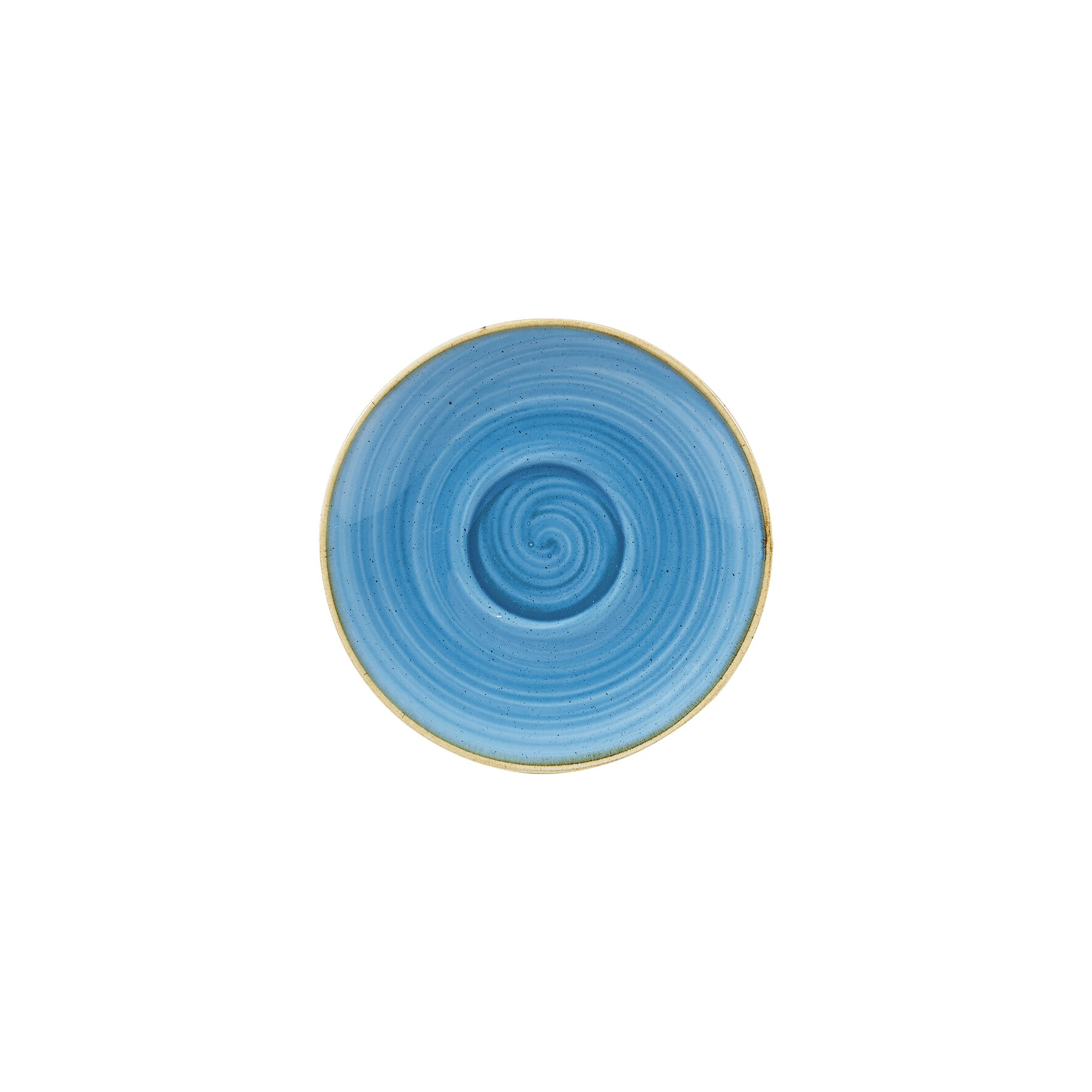 Stonecast, Cappuccino-Untertasse ø 156 mm Cornflower Blue