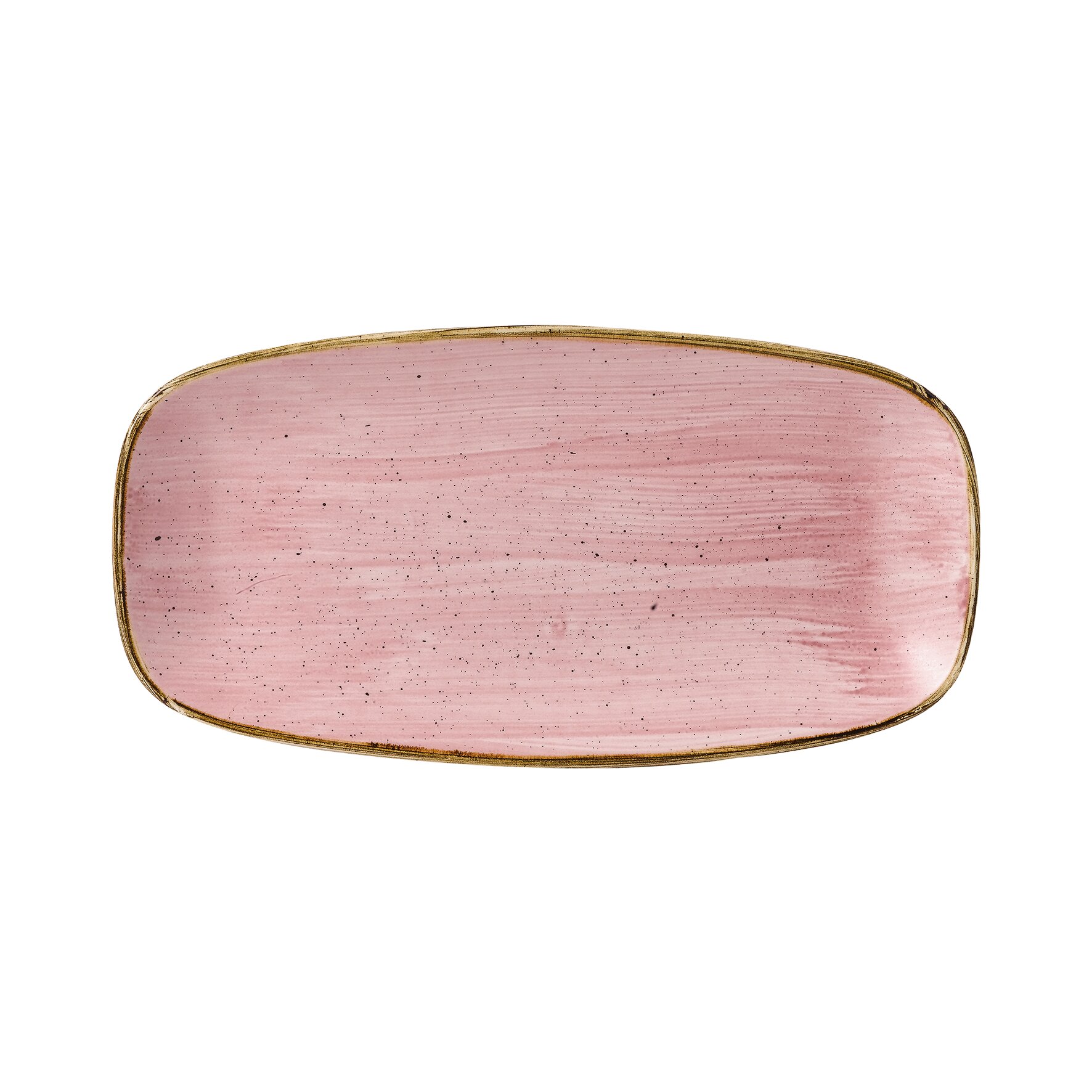 Stonecast, Teller Chefs rechteckig 298 x 153 mm Petal Pink