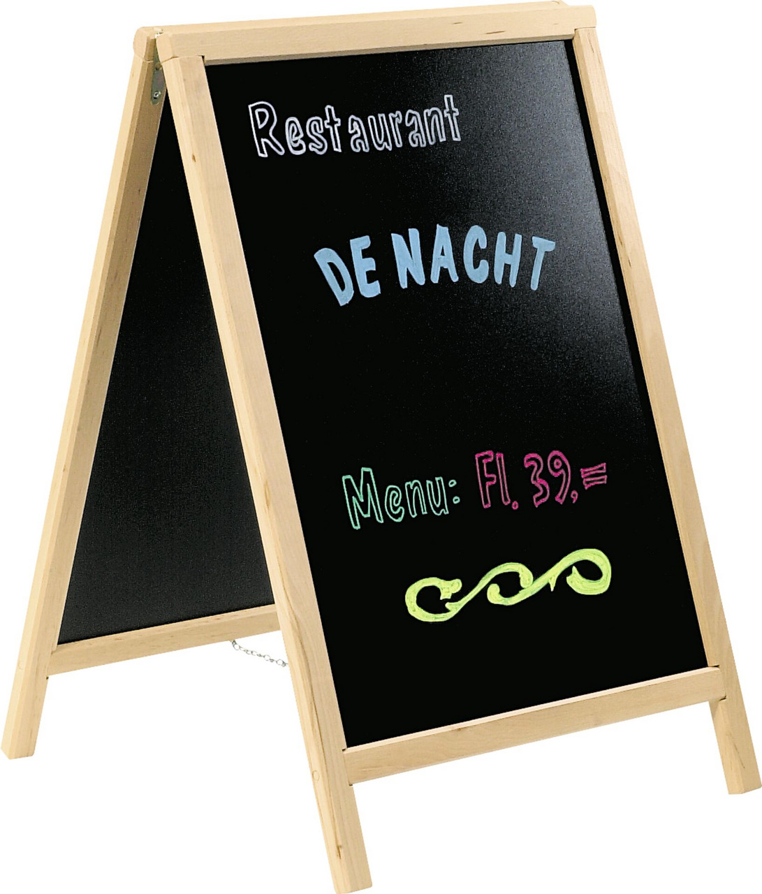 Standtafel doppelseitig, natur