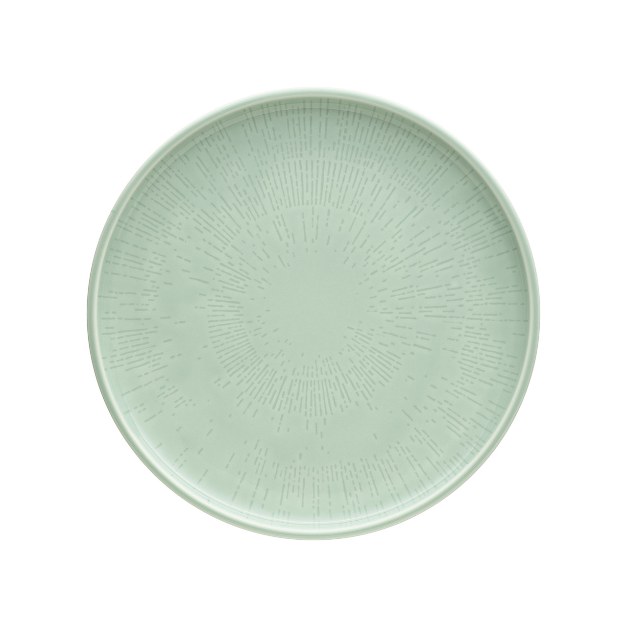 Shiro Glaze Frost, Coupteller flach ø 260 mm mit Struktur