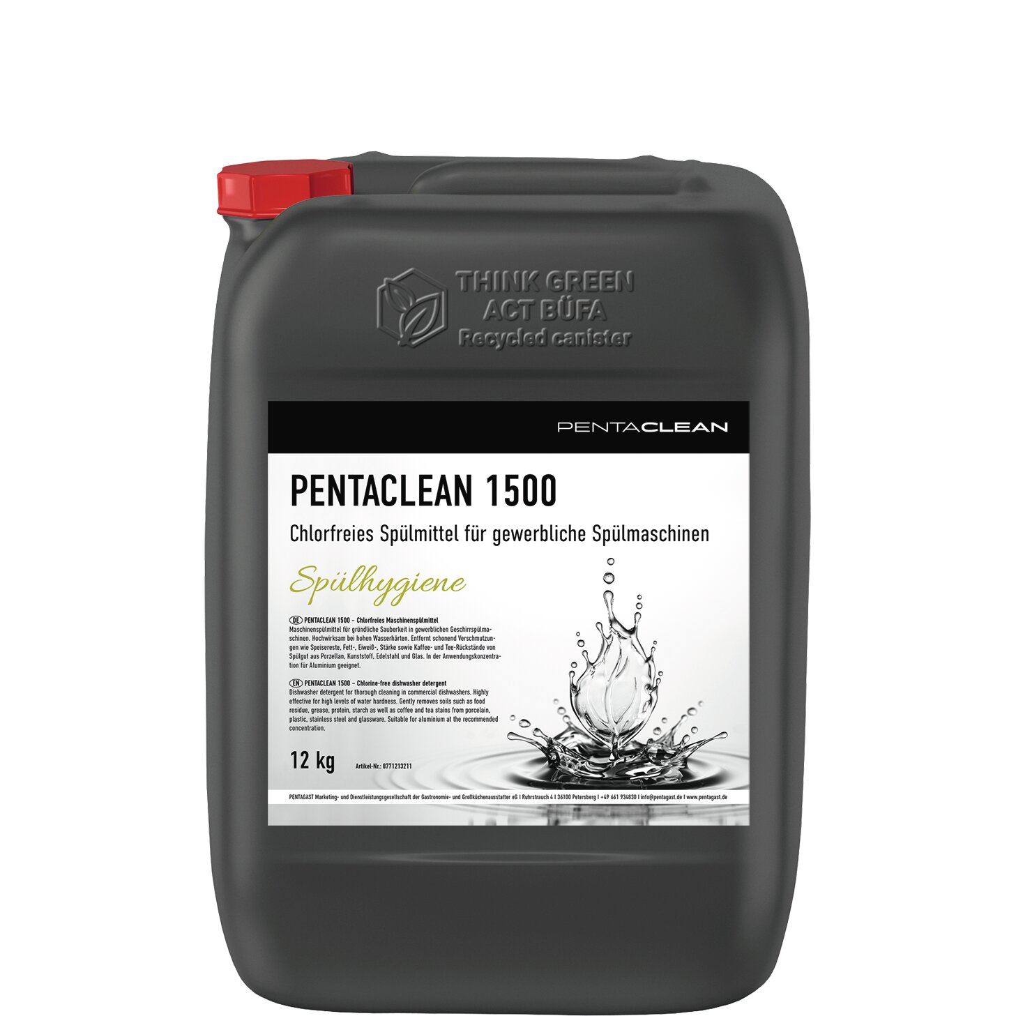 Geschirrspülmaschinenreiniger PENTACLEAN 1500 / 12,00 kg