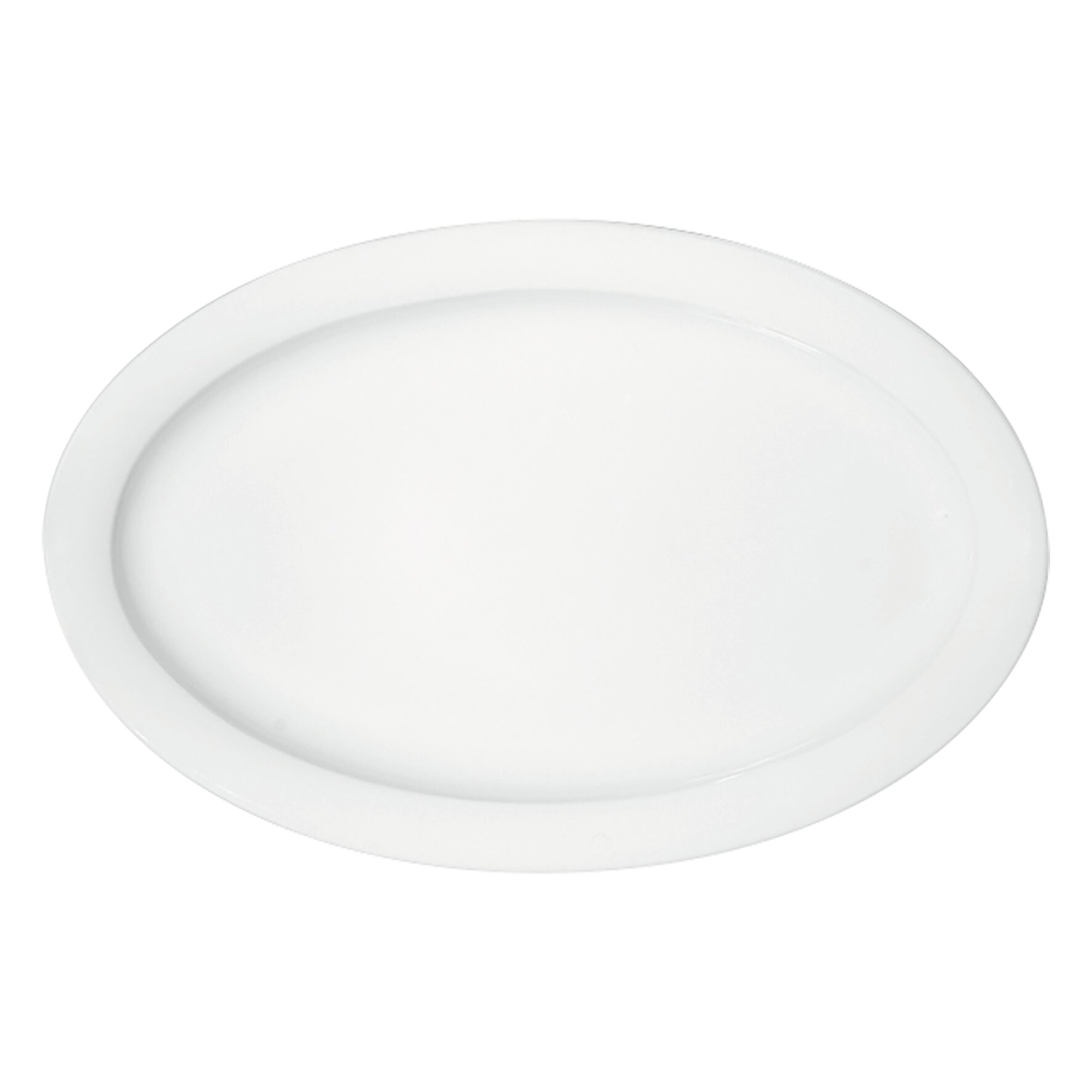 Dimension, Platte oval mit Fahne 319 x 207 mm