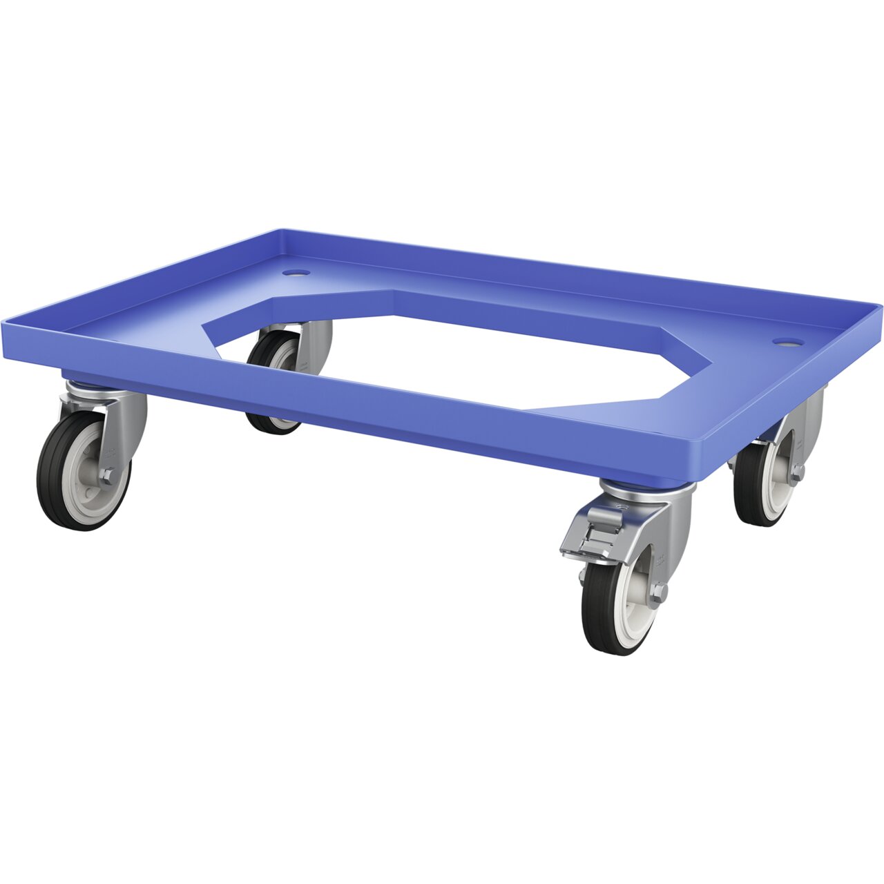 Rollwagen blau 600 x 400 mm für Besteckbehälter für TD 8000 + TD 8000 Fill & Go