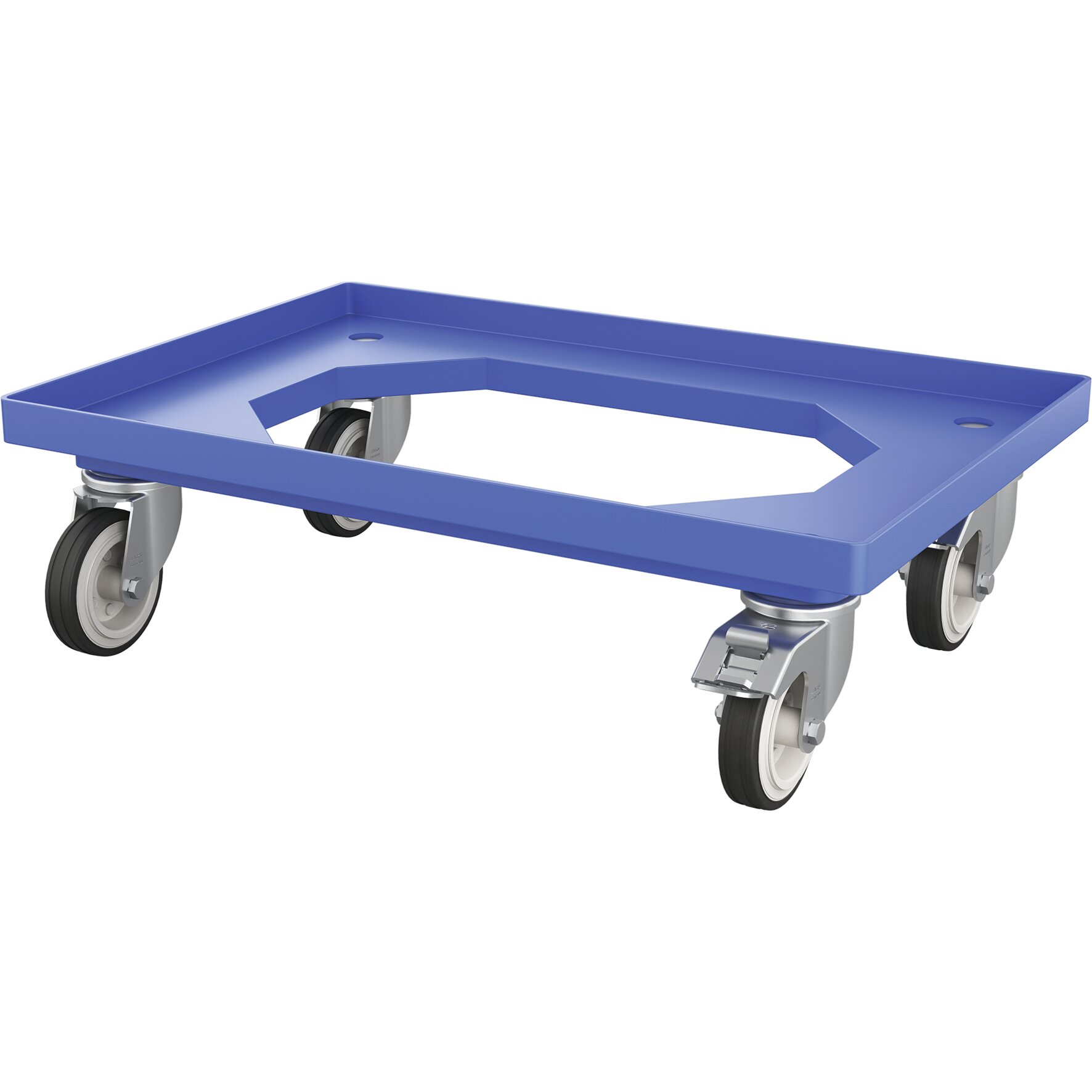 Rollwagen blau 600 x 400 mm für Besteckbehälter für TD 8000 + TD 8000 Fill & Go