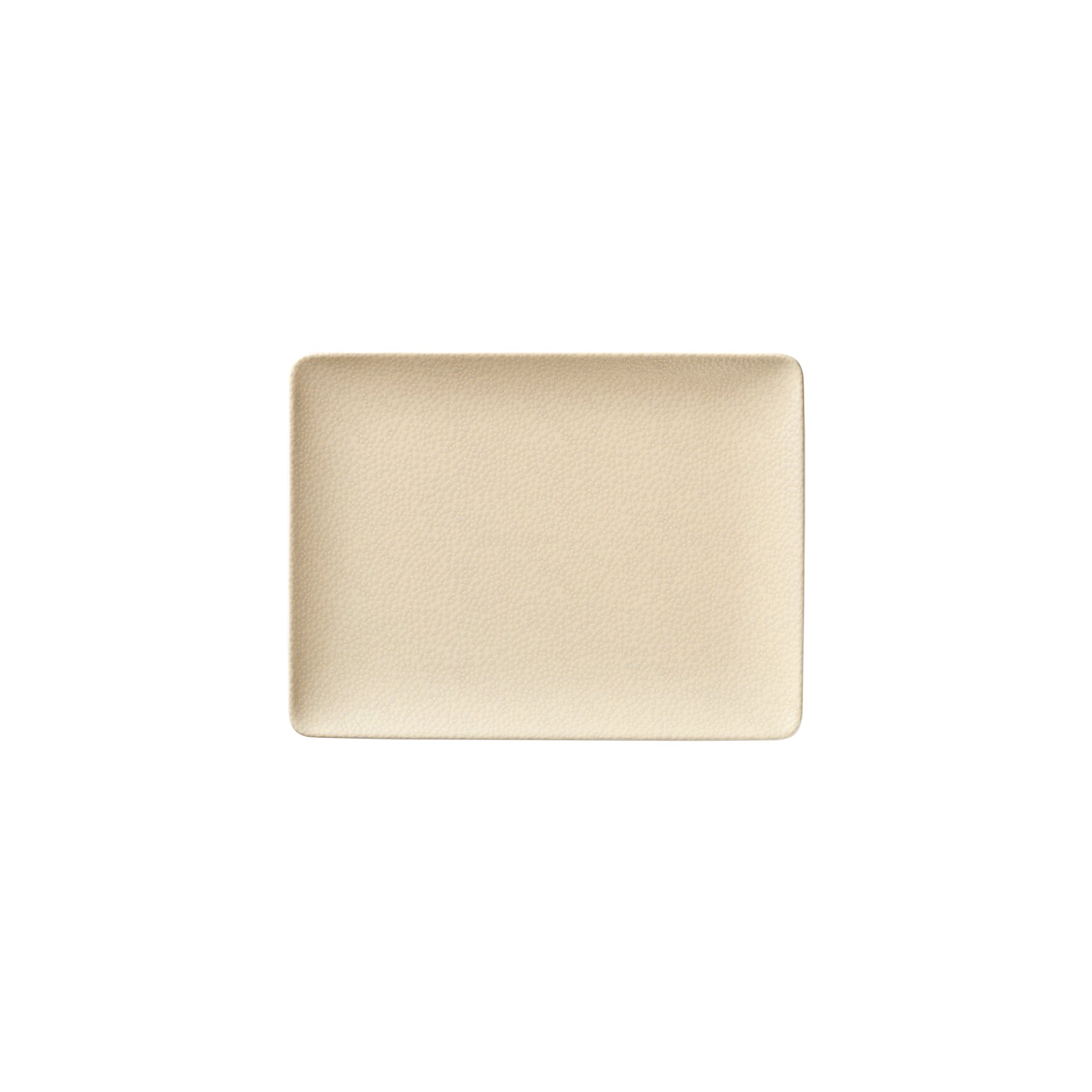 Pearls, Coupplatte rechteckig 200 x 150 mm champagne