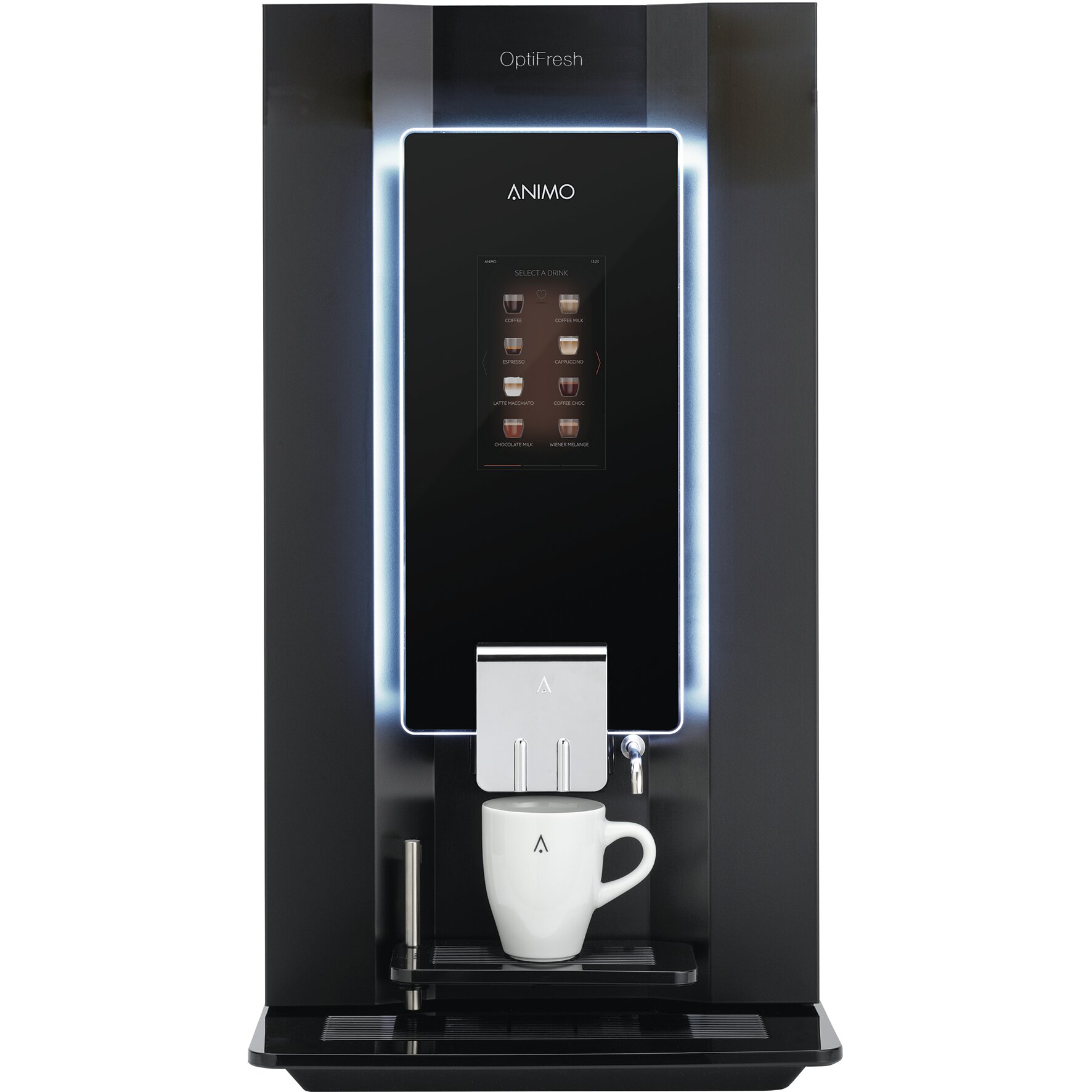 Kaffeevollautomat 1 x 5,10 l / OptiFresh 1 Touch / schwarz