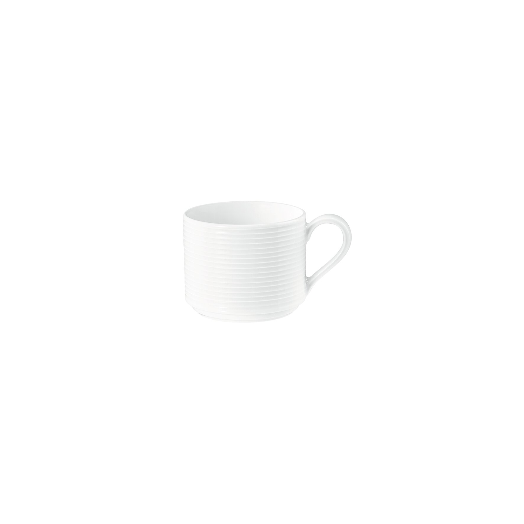 Blues, Milchkaffeetasse ø 83 mm / 0,26 l weiß uni