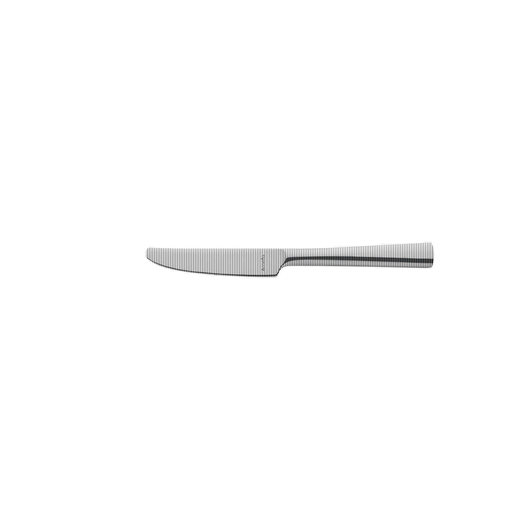 Moderno, Obstmesser Monoblock 165 mm hochglänzend