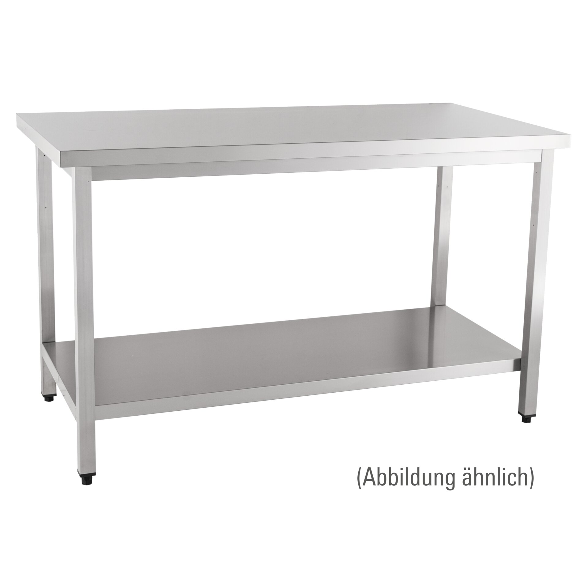 Arbeitstisch fertig montiert mit Boden ohne Aufkantung 1000 x 700 x 850 mm