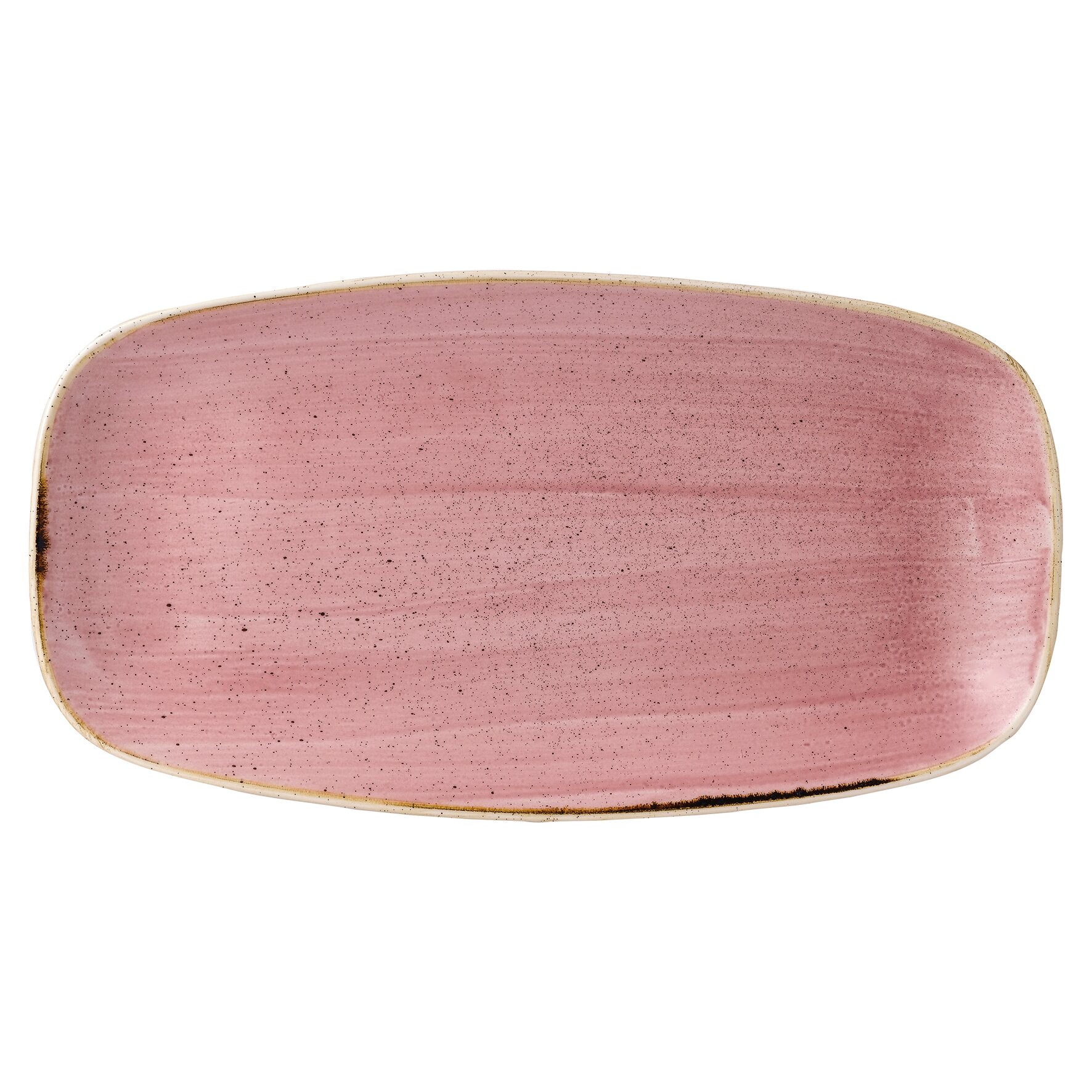 Stonecast, Teller Chefs rechteckig 355 x 189 mm Petal Pink