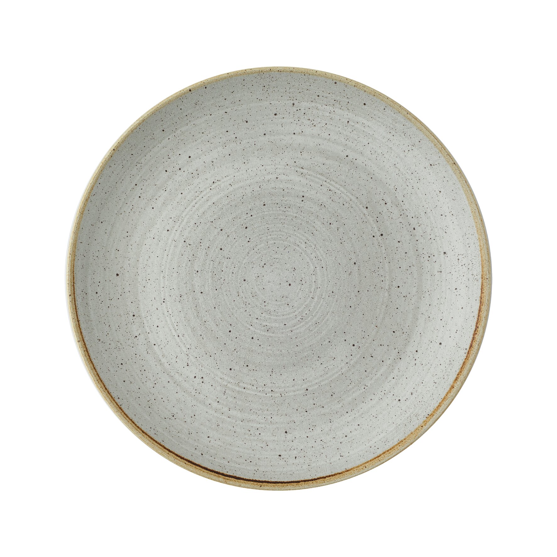 Stonecast Raw, Coupeteller flach ø 288 mm Grey