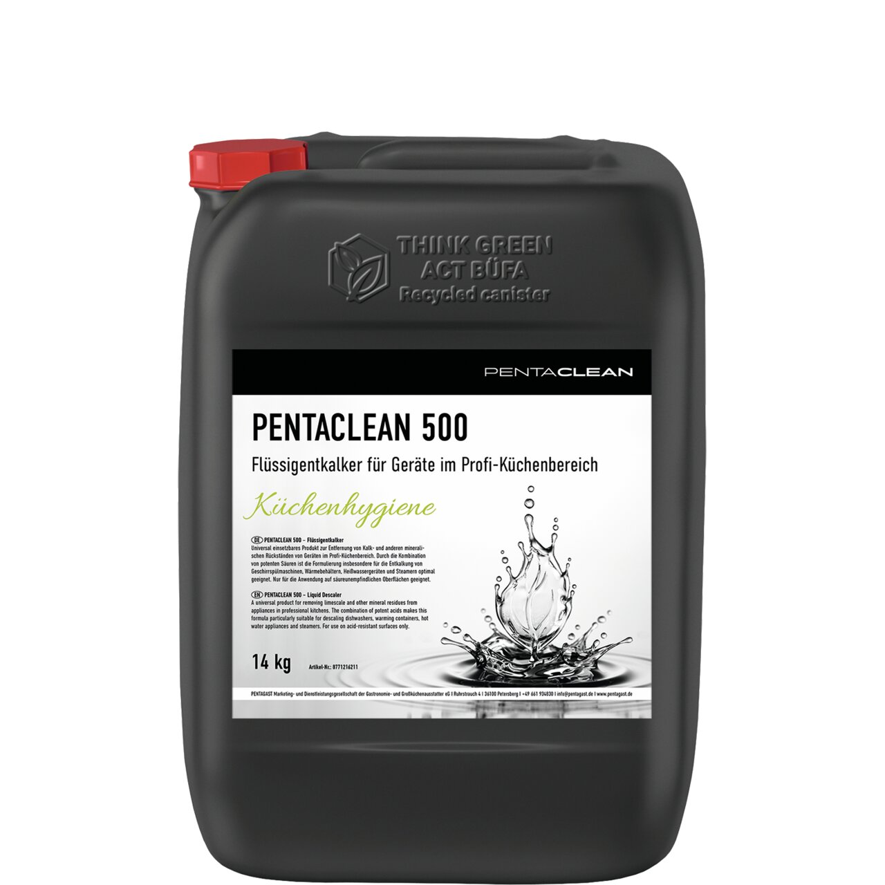 Flüssigentkalker PENTACLEAN 500 / 14,00 kg