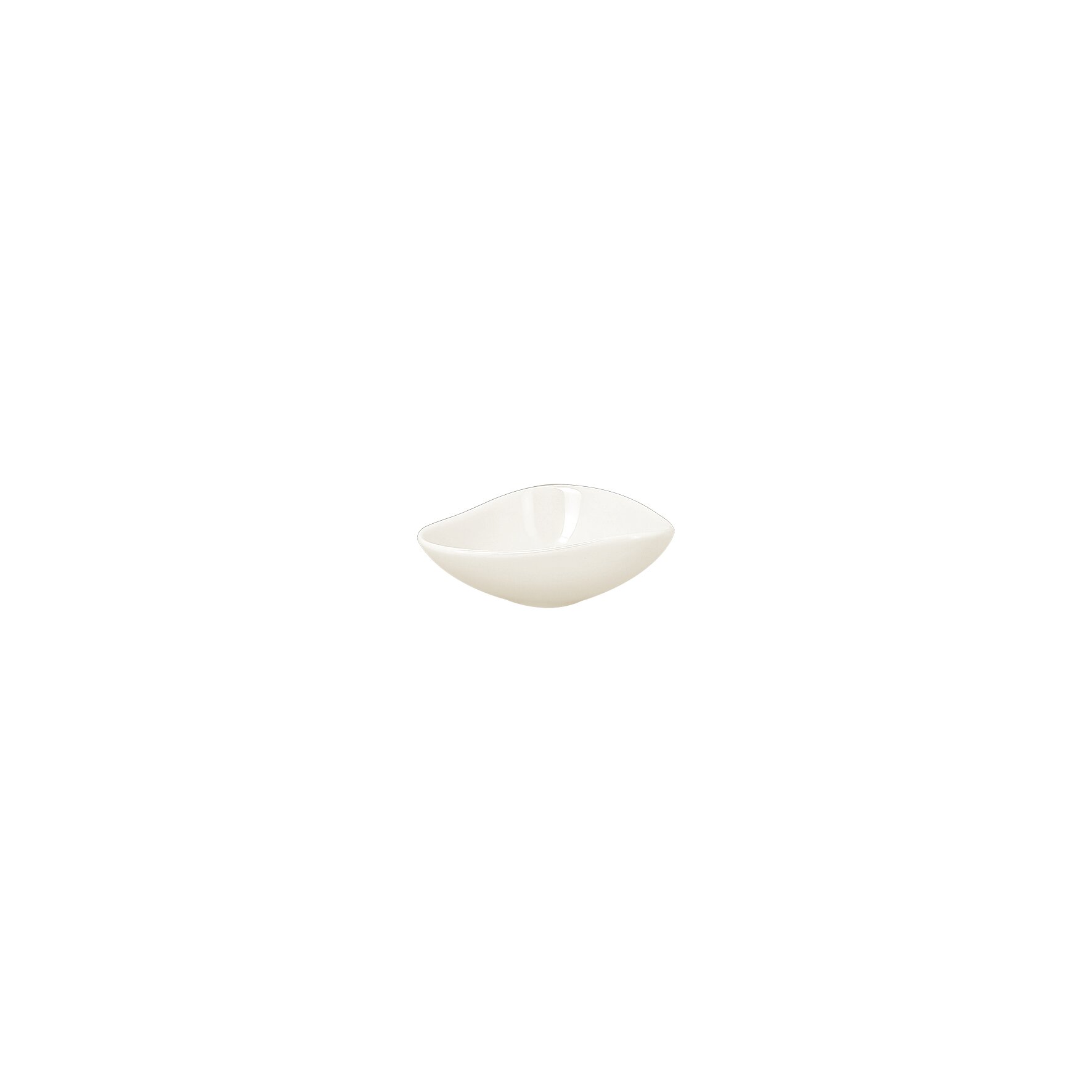 Suggestions Shaped, Schale shaped 100 x 90 mm / 0,08 l plain-white