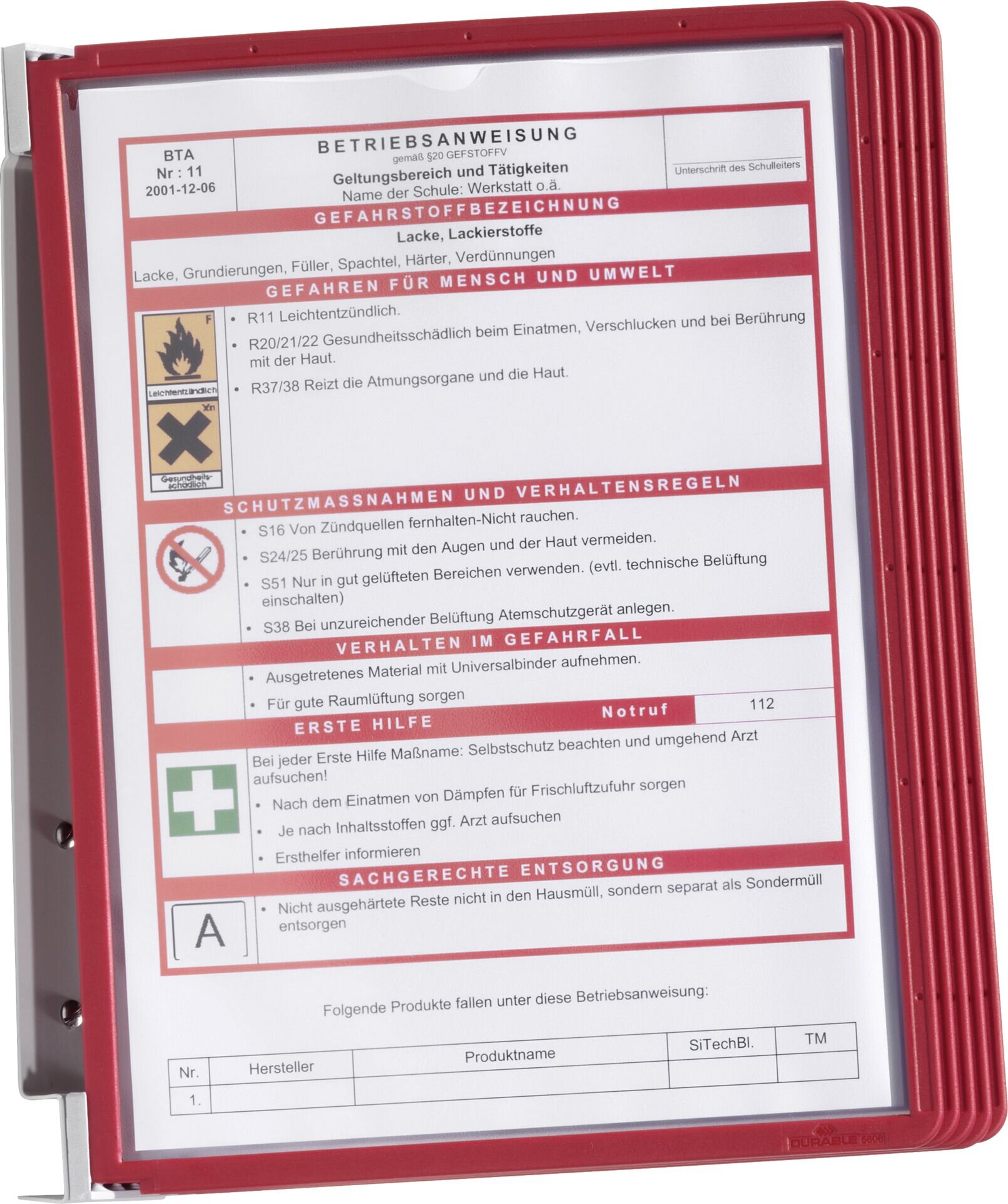 Wandregister-Set