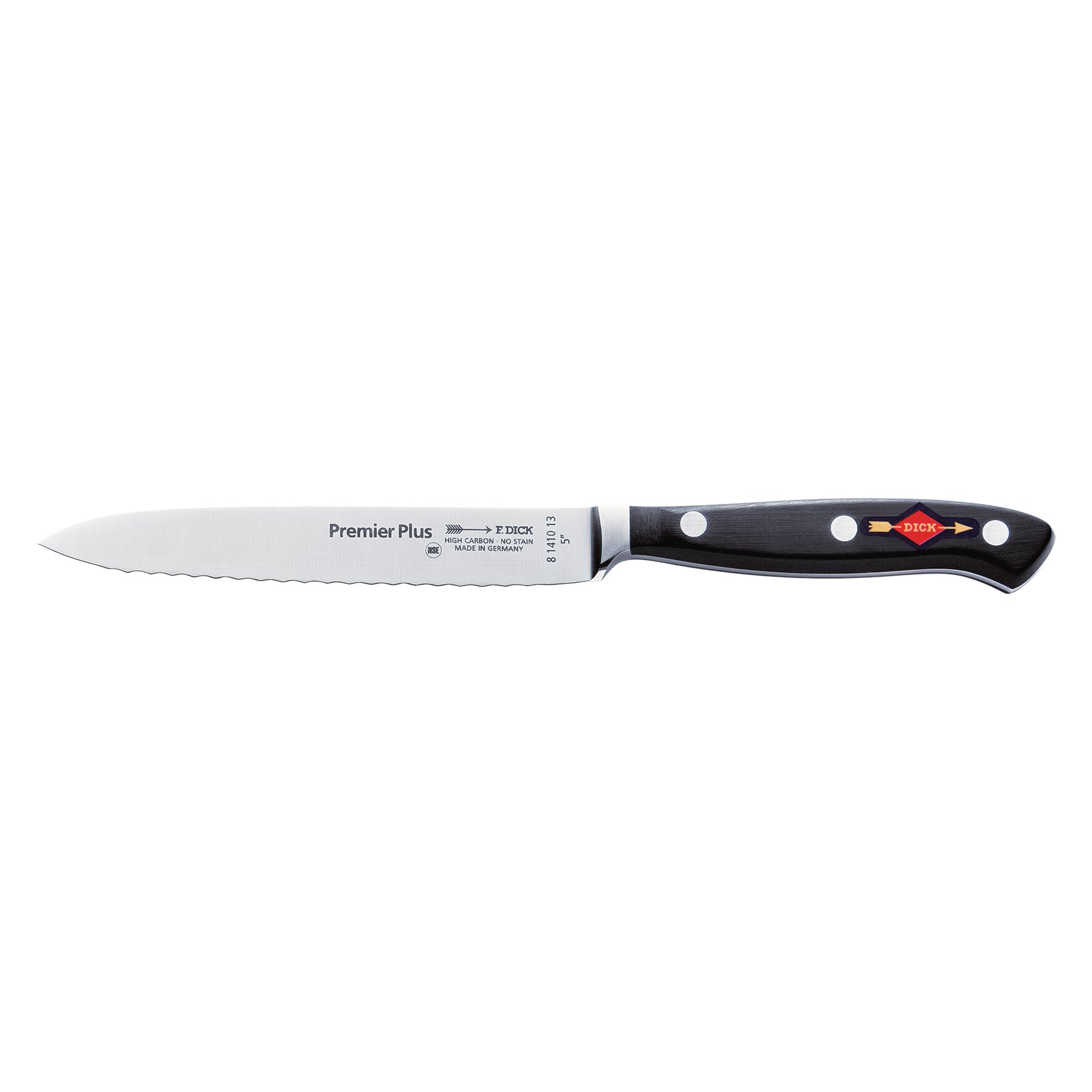 Premier Plus, Allzweckmesser Klingenlänge 130 mm Wellenschliff geschmiedet
