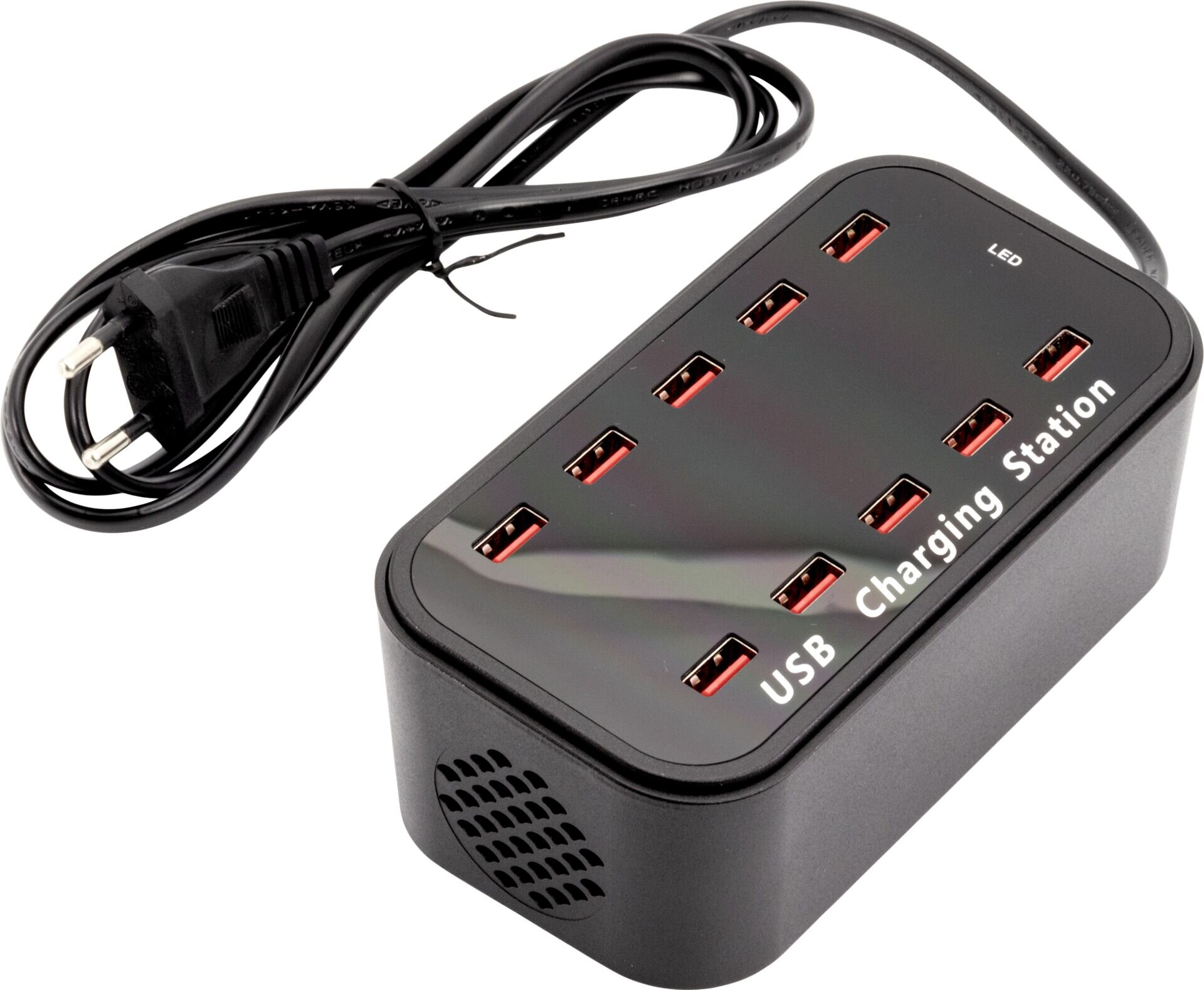 Ladestation USB für 10 LED Tischleuchten