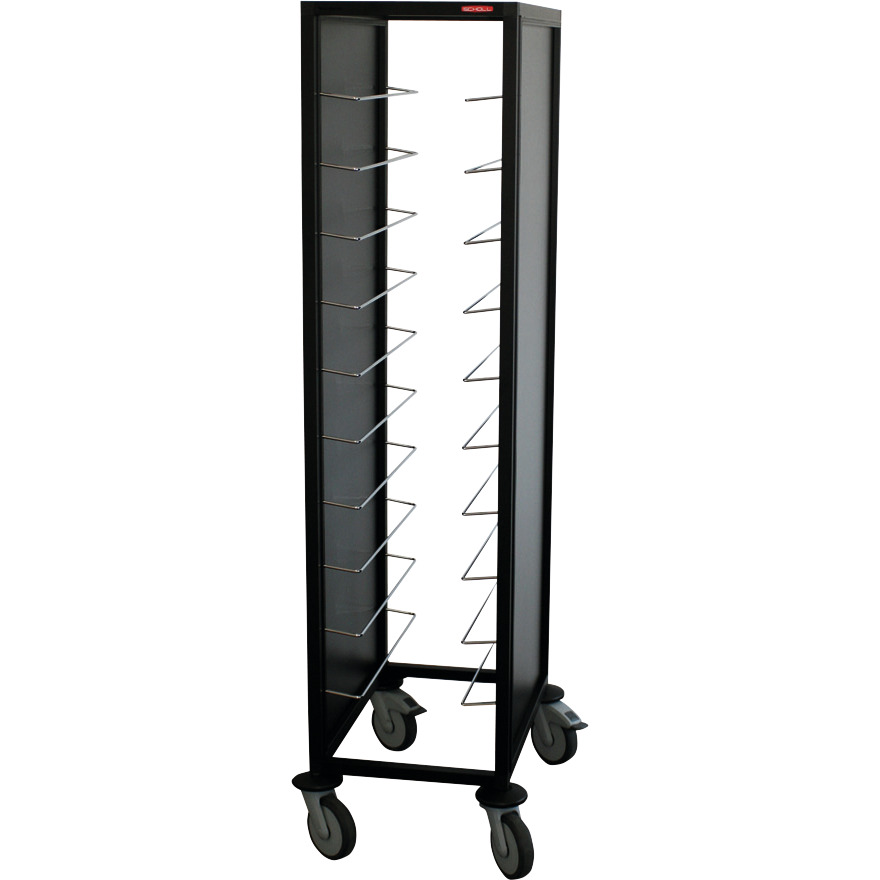 Tablettwagen 9 x GN 1/1 RTW104 schwarz