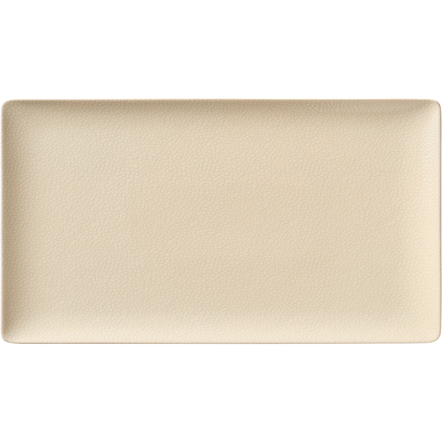 Pearls, Coupplatte rechteckig 420 x 200 mm champagne