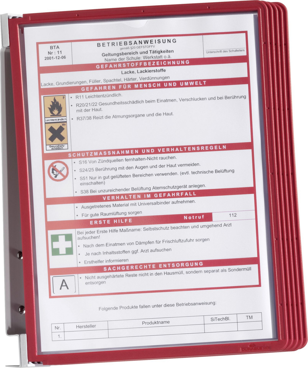 Wandregister-Set