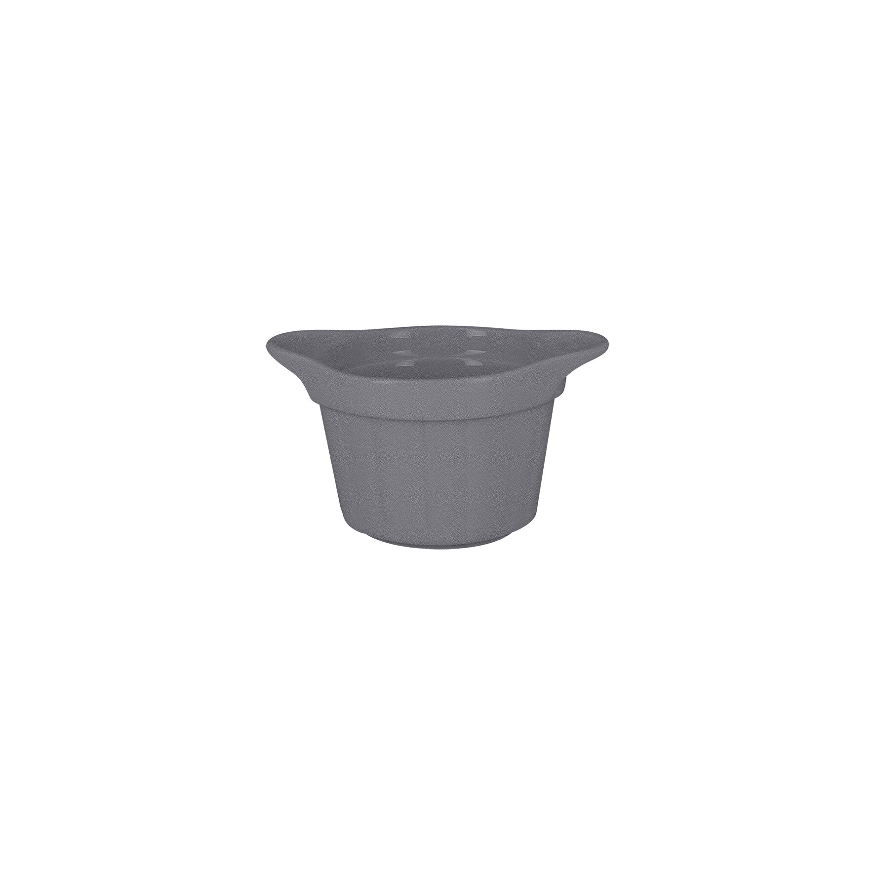 Chef's Fusion, Auflaufform gerillt ø 90 mm / 0,23 l stone