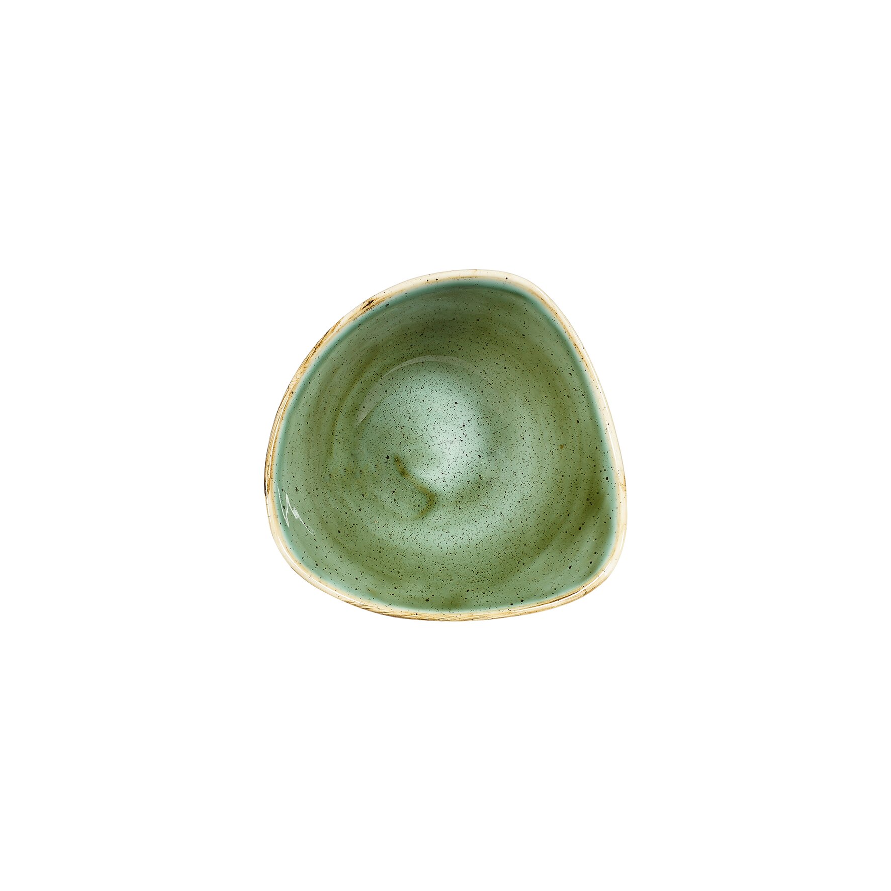 Stonecast, Bowl Lotus dreieckig 153 mm / 0,26 l Samphire Green